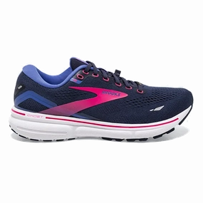 Brooks Ghost 15 - Peacoat - Blue - Pink
