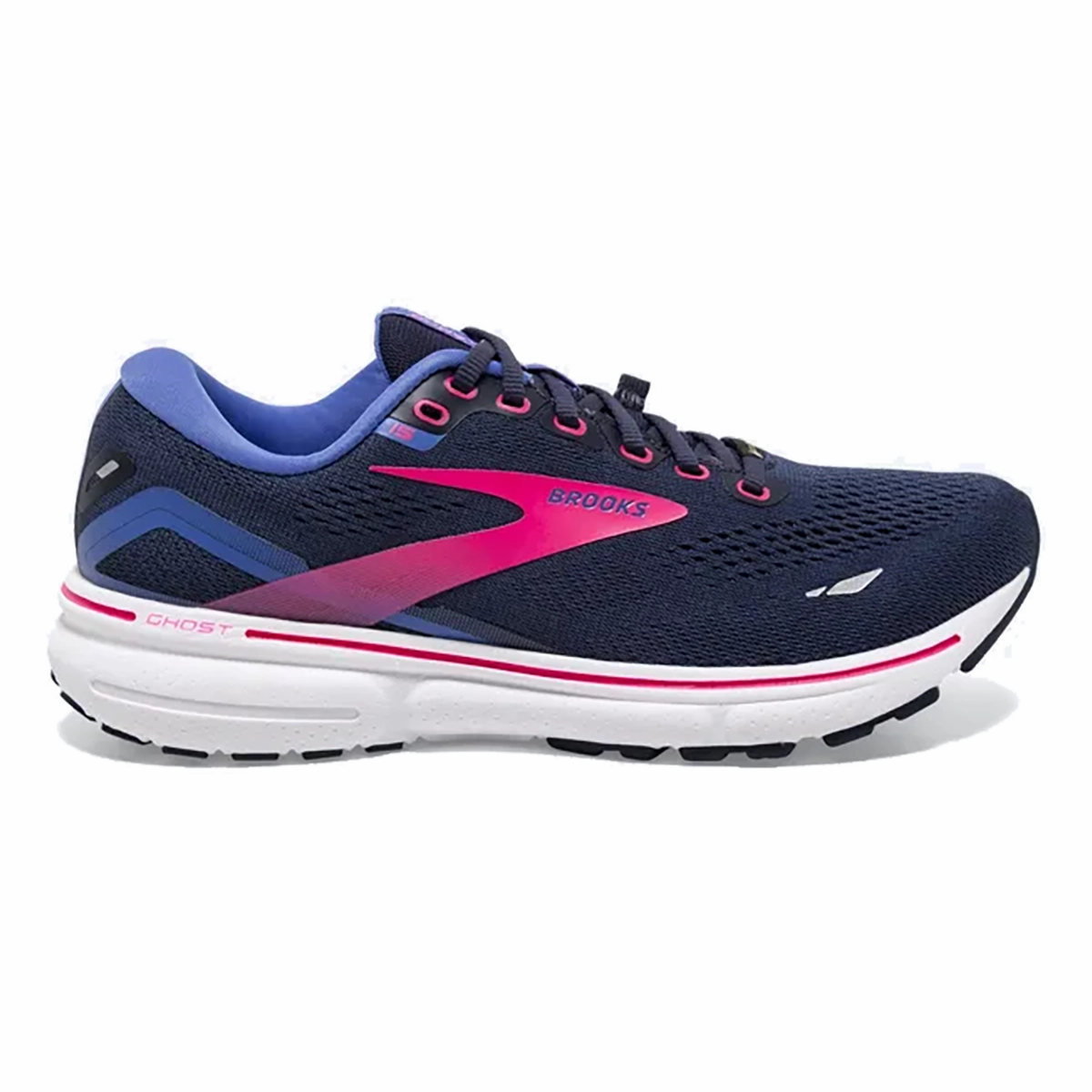 Brooks Ghost 15 - Peacoat - Blue - Pink