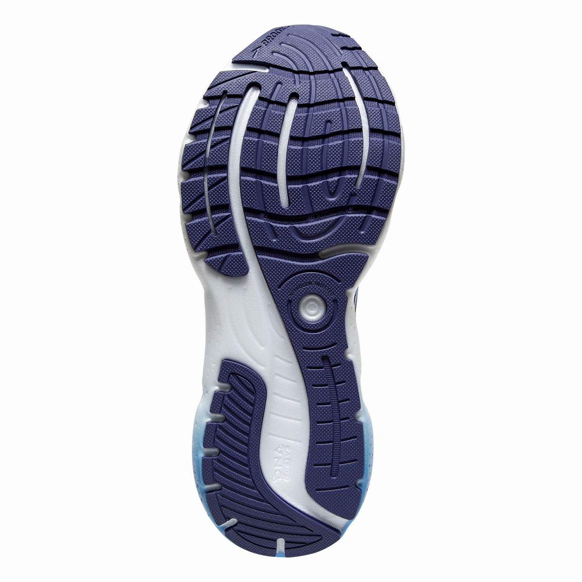 Brooks Glycerin 20 - Blissful Blue - Peach - White