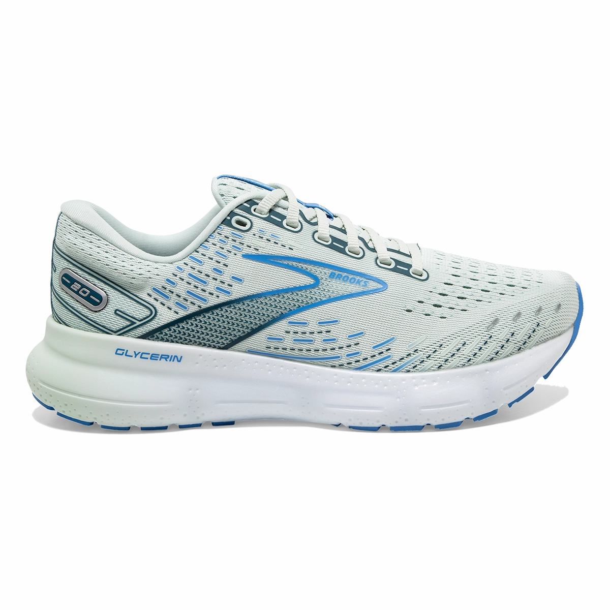 Brooks Glycerin 20 - Blue Glass - Marina - Legion Blue