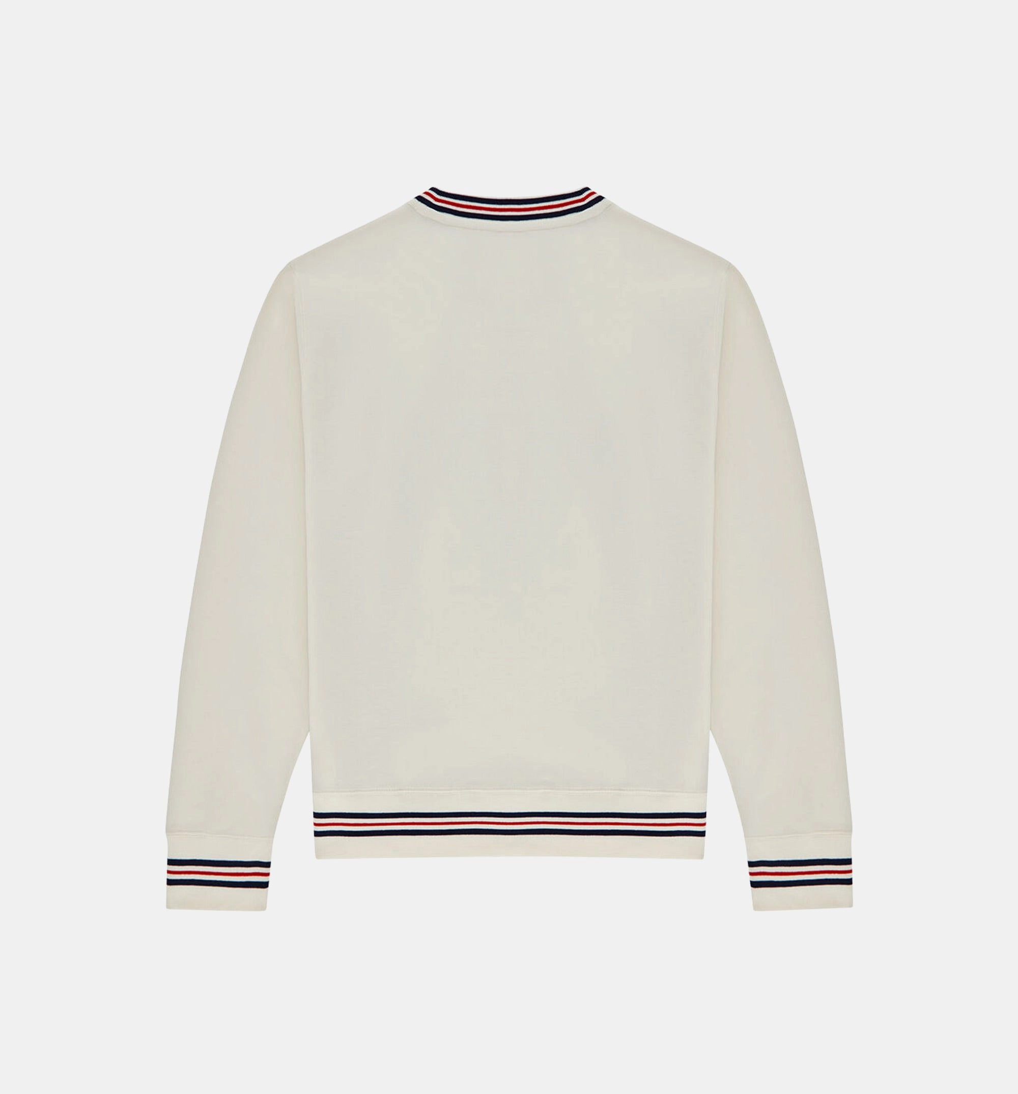 Converse X Todd Snyder Po Mens Crew Hoodie - White/Blue