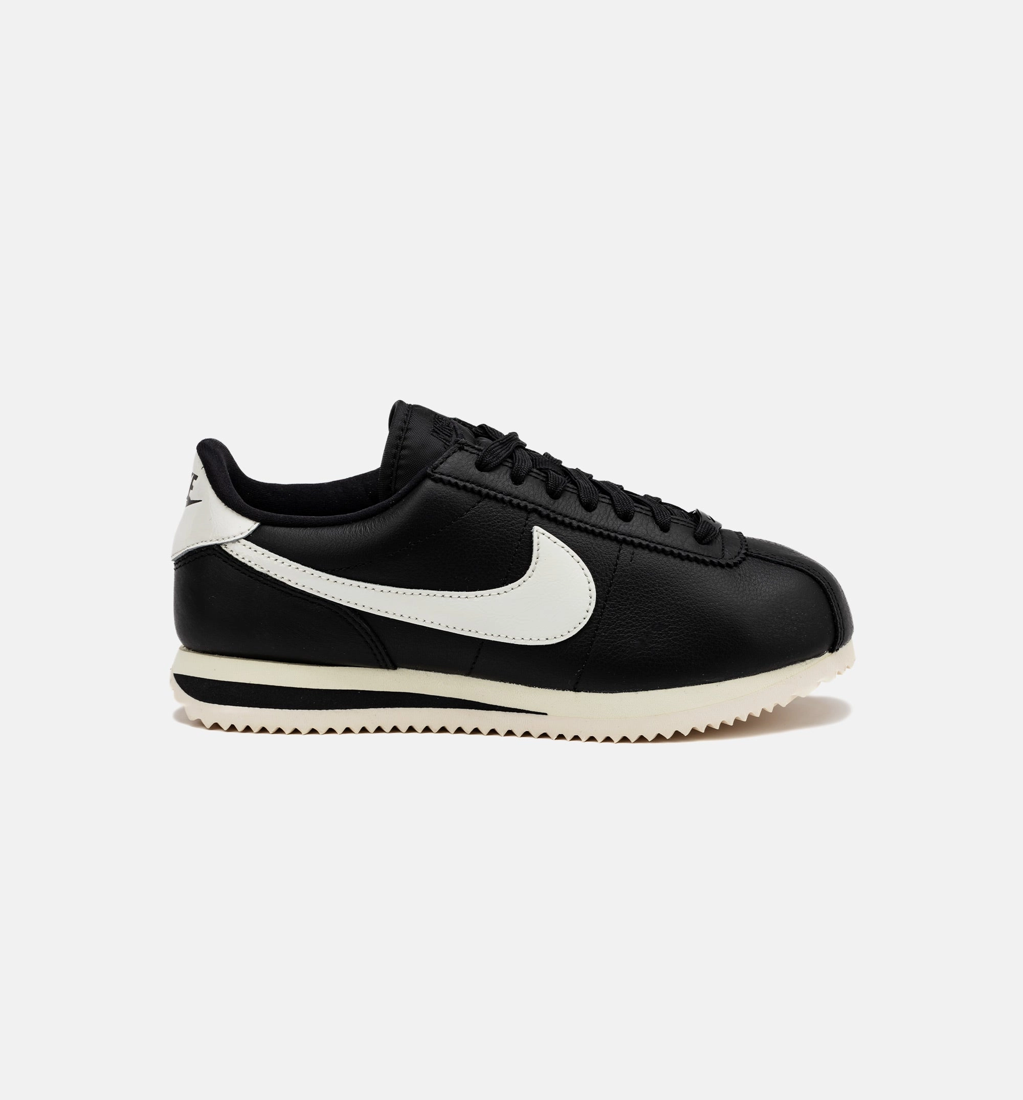 Cortez Premium Black Sail Womens Lifestyle Shoe - Black/Sail