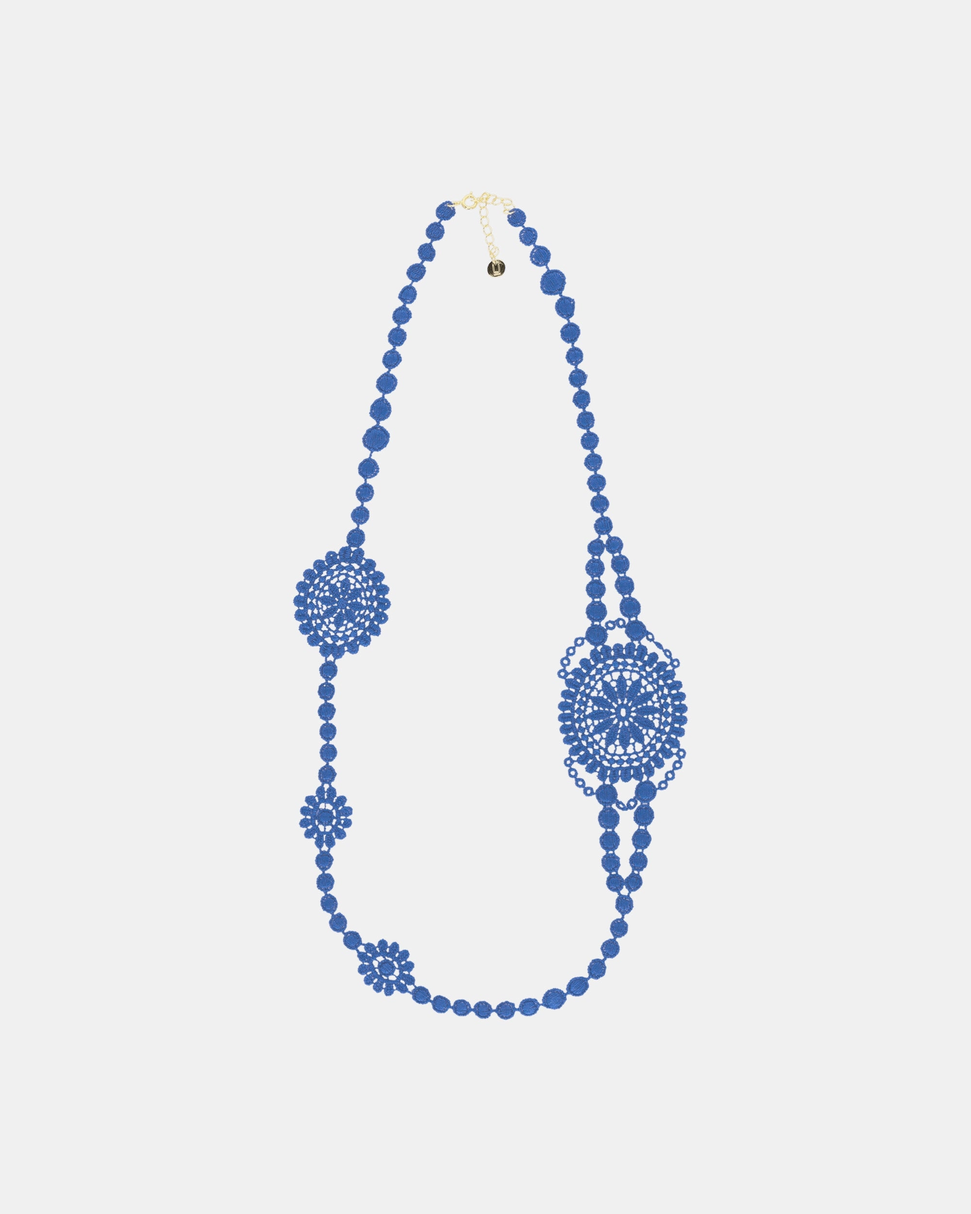 Cotton Lace Bracelet Light Blue