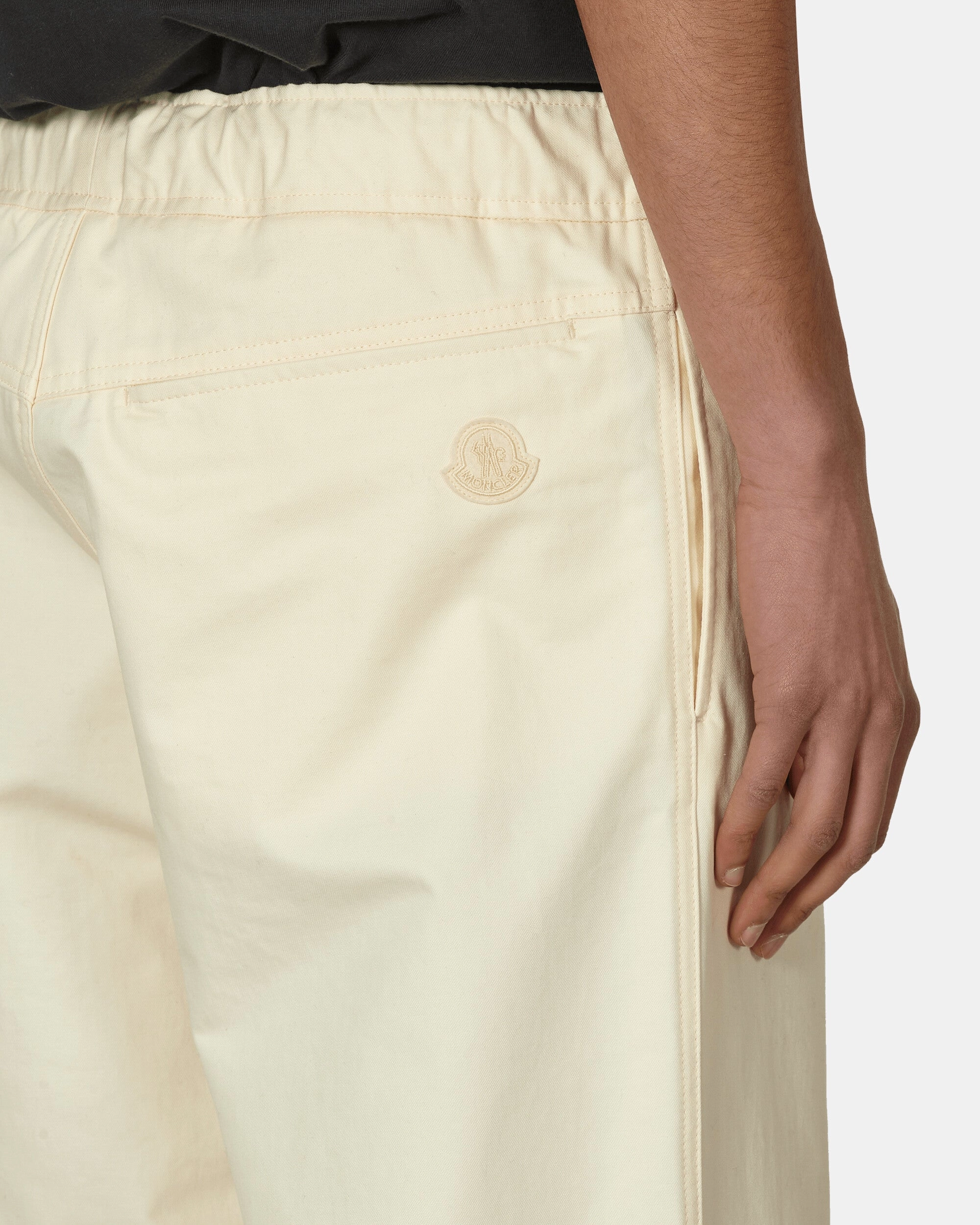 Cotton Poplin Trousers Beige