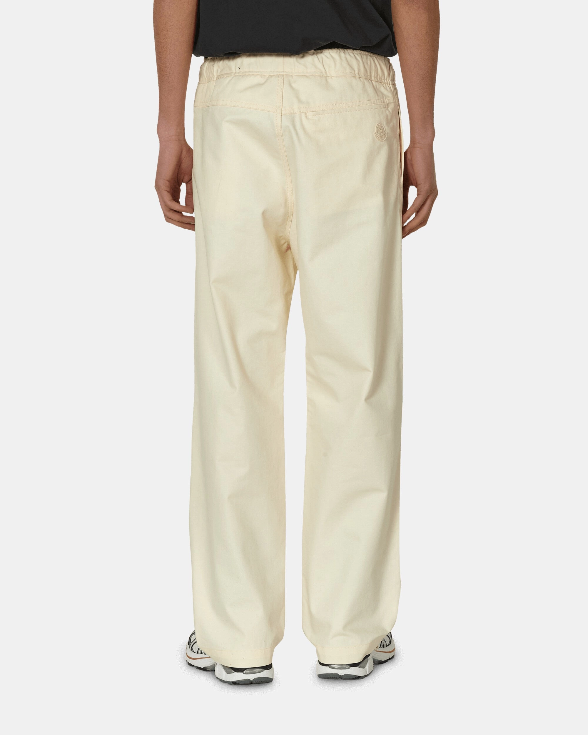 Cotton Poplin Trousers Beige