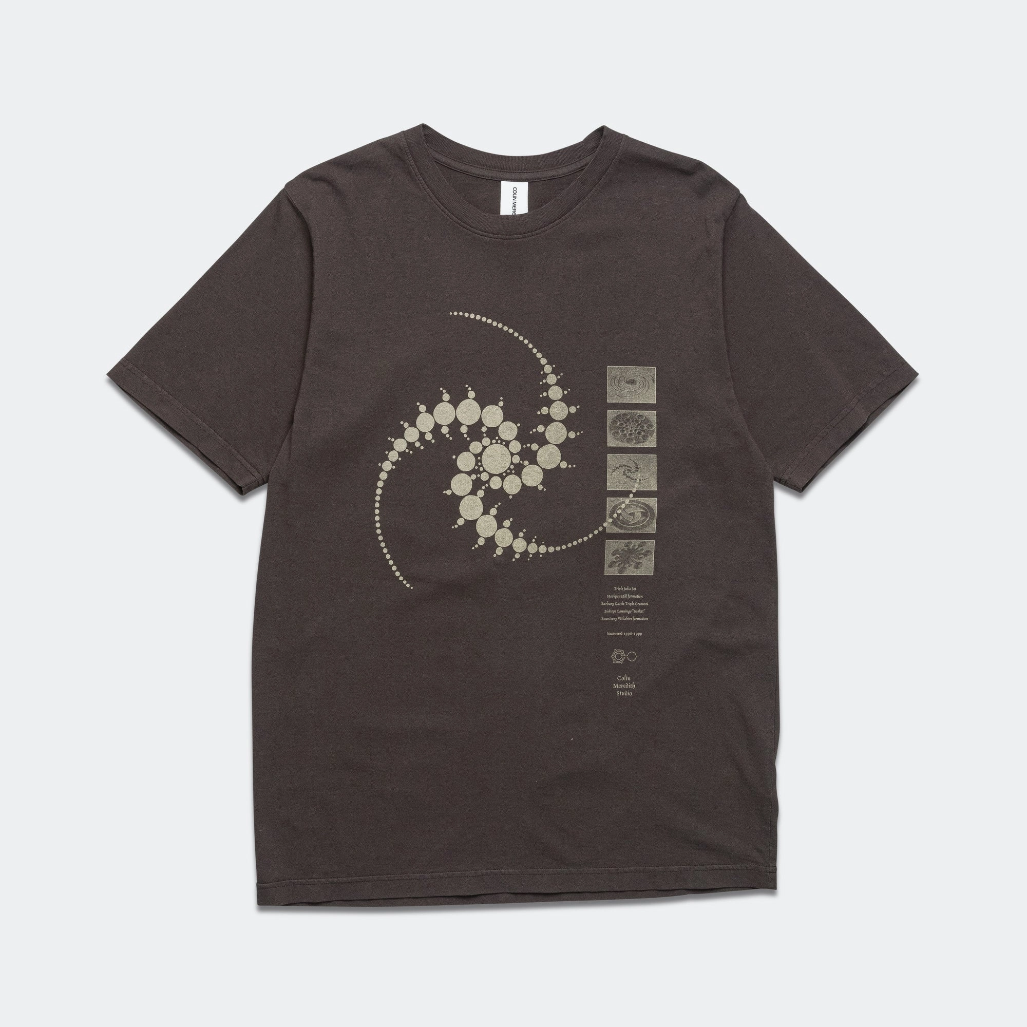 Crop Circle T-Shirt - Peat