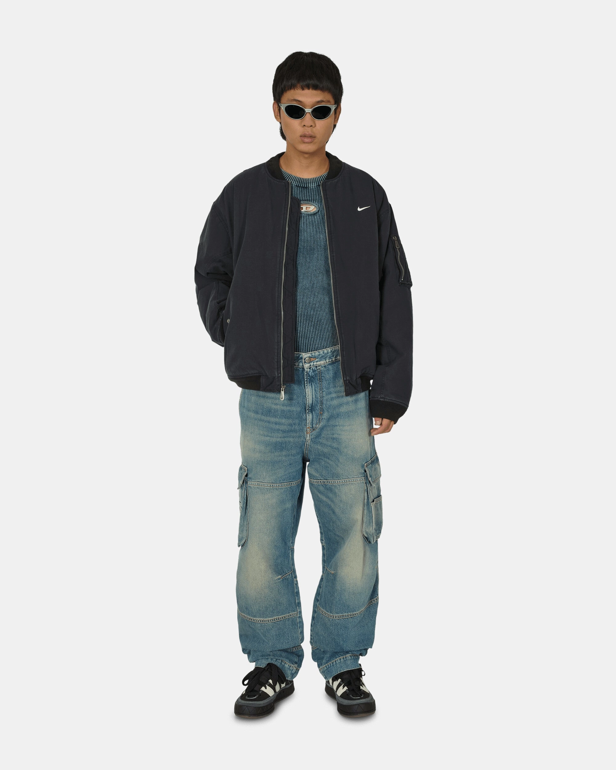 D-Fish Straight Jeans Light Blue