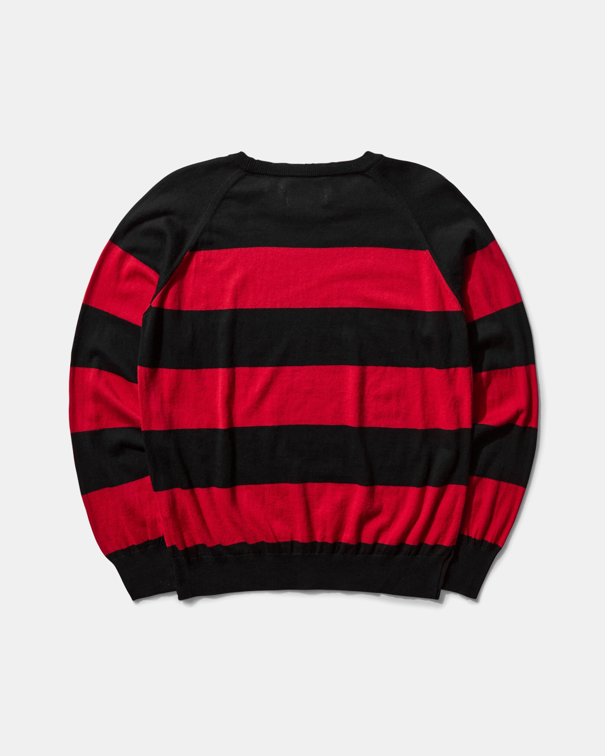 Damaged Stripe Jumper Black / Red
