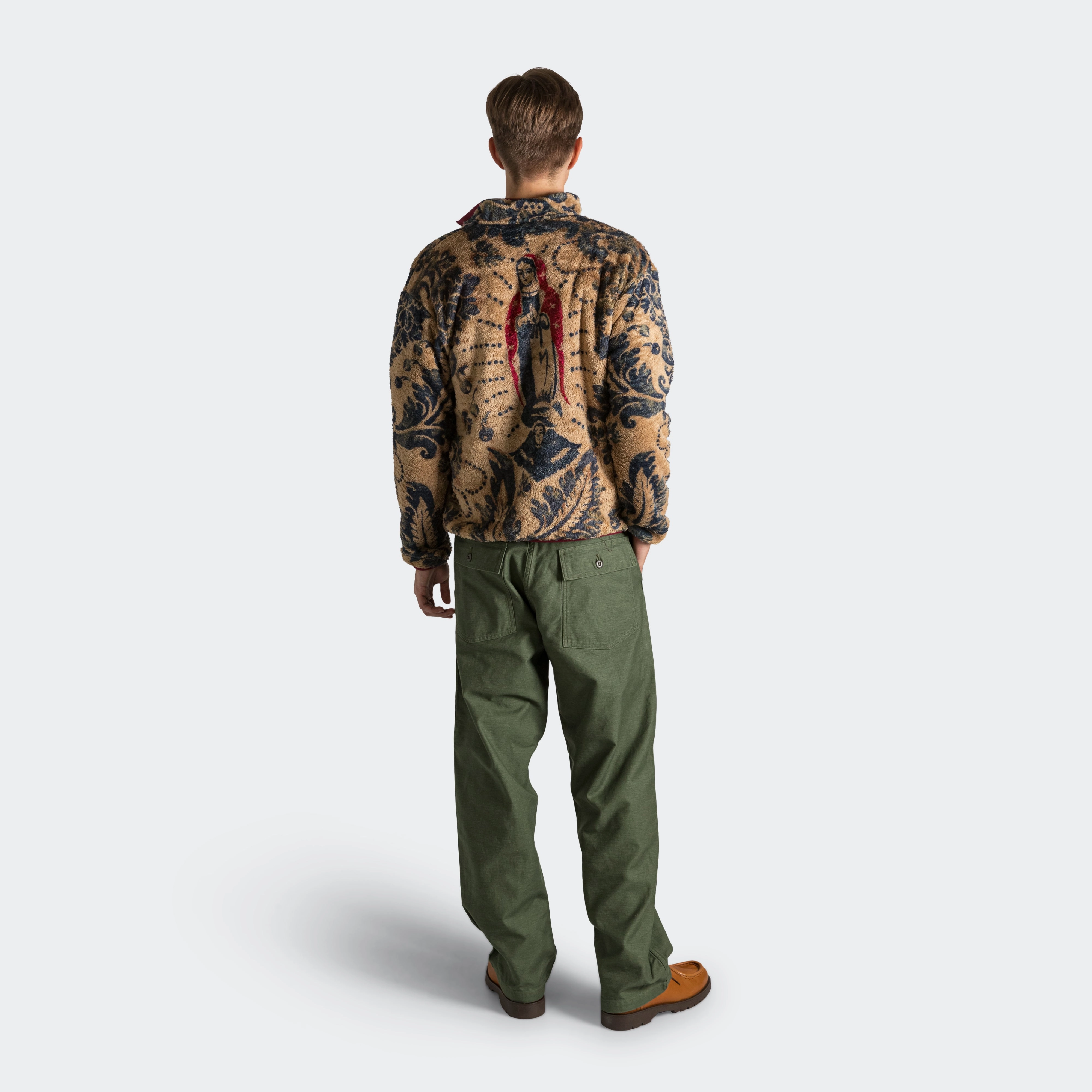 DAMASK Fleece Pullover (VirginMary) - Beige