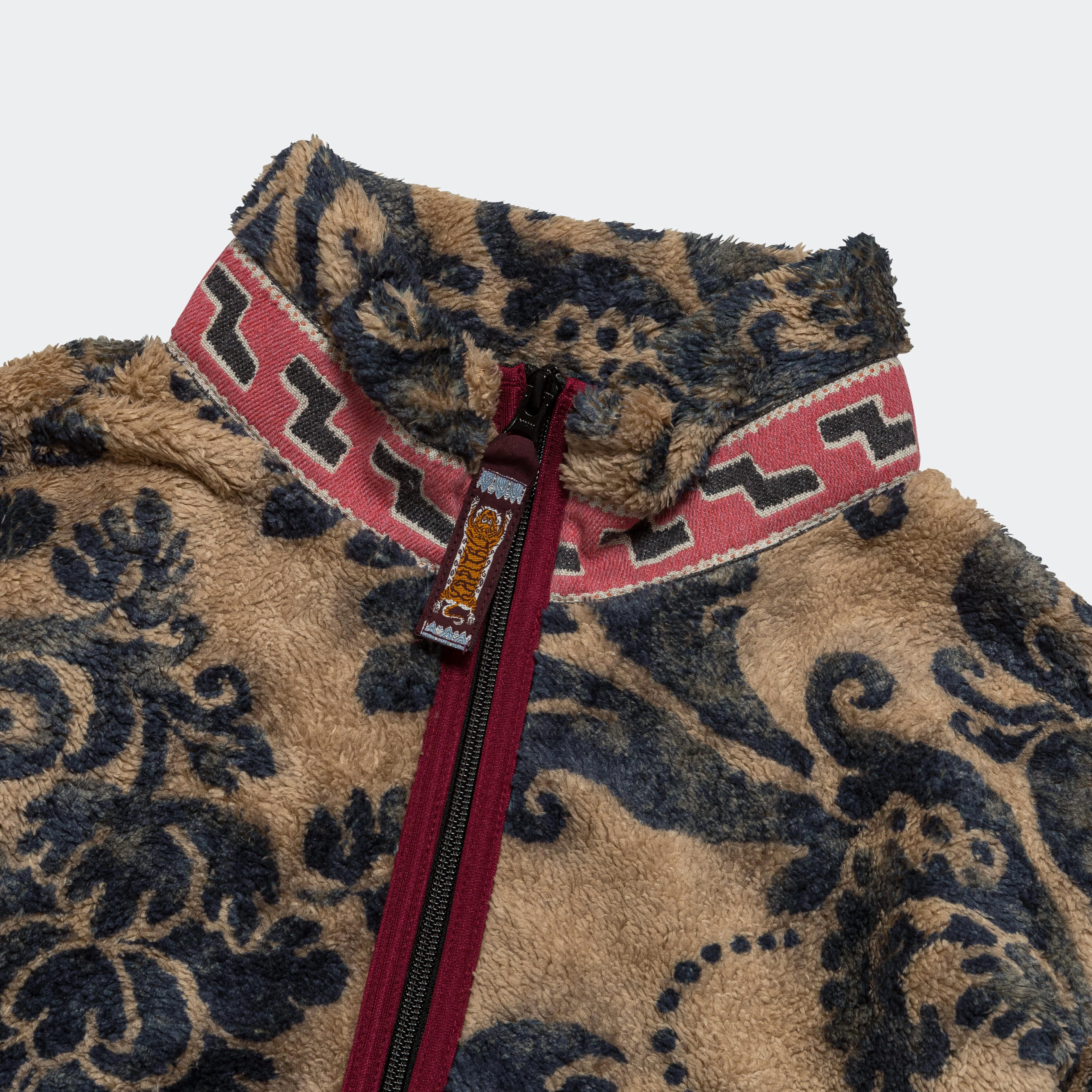 DAMASK Fleece ZIP Blouson (VirginMary) - Beige
