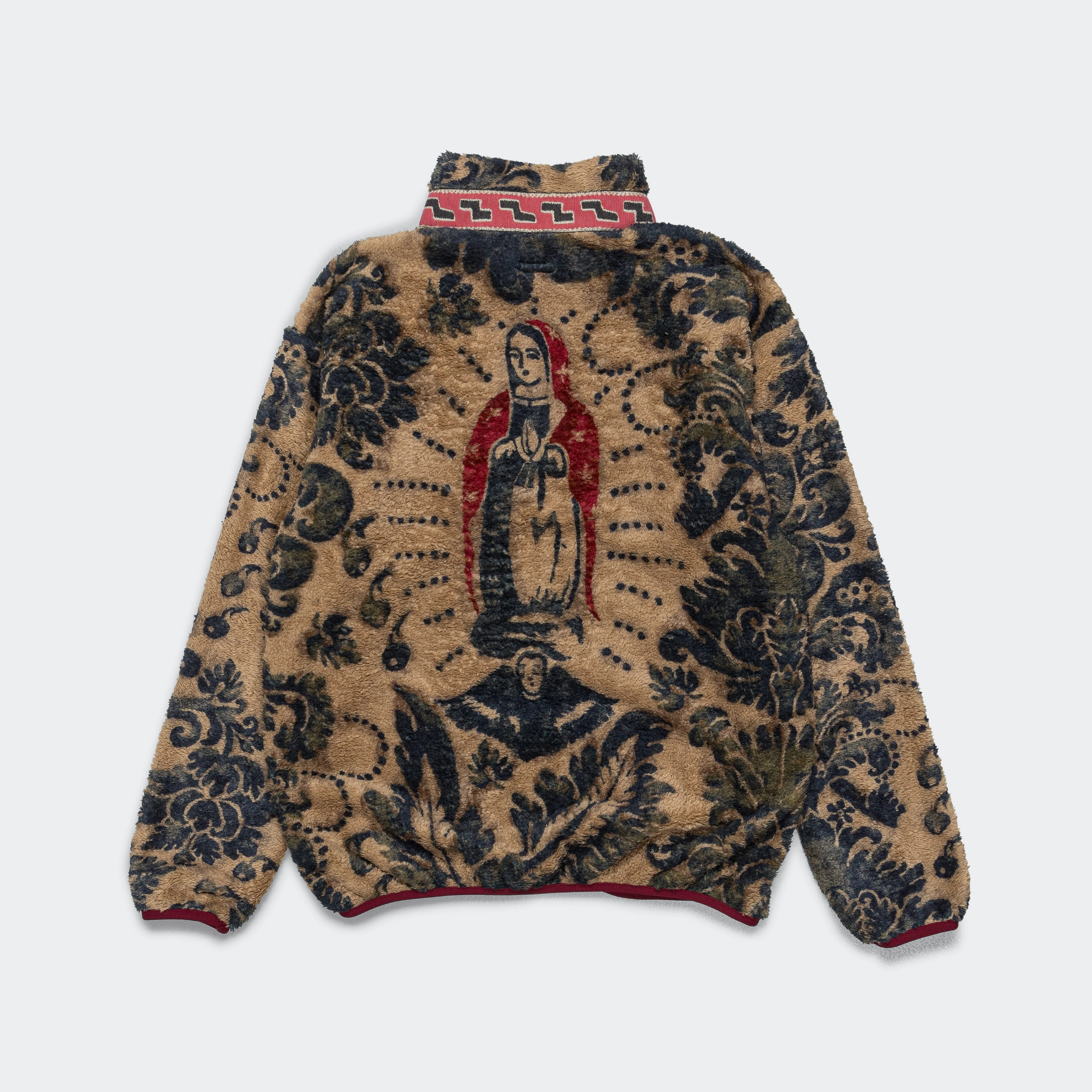 DAMASK Fleece ZIP Blouson (VirginMary) - Beige