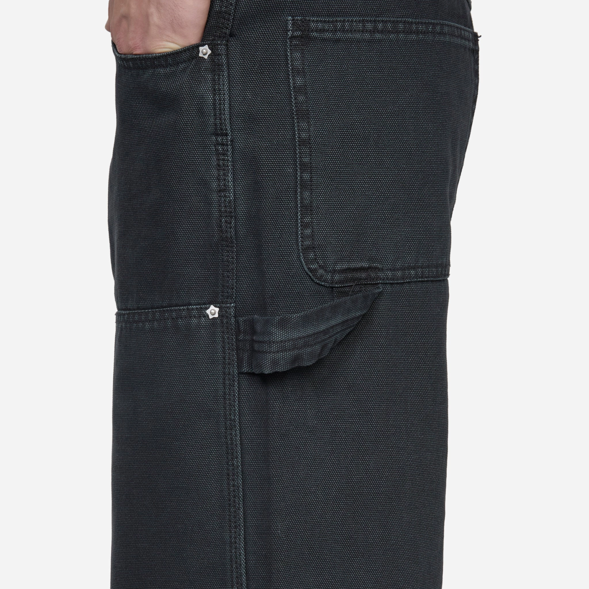 Double Knee Carpenter Pant Used Black