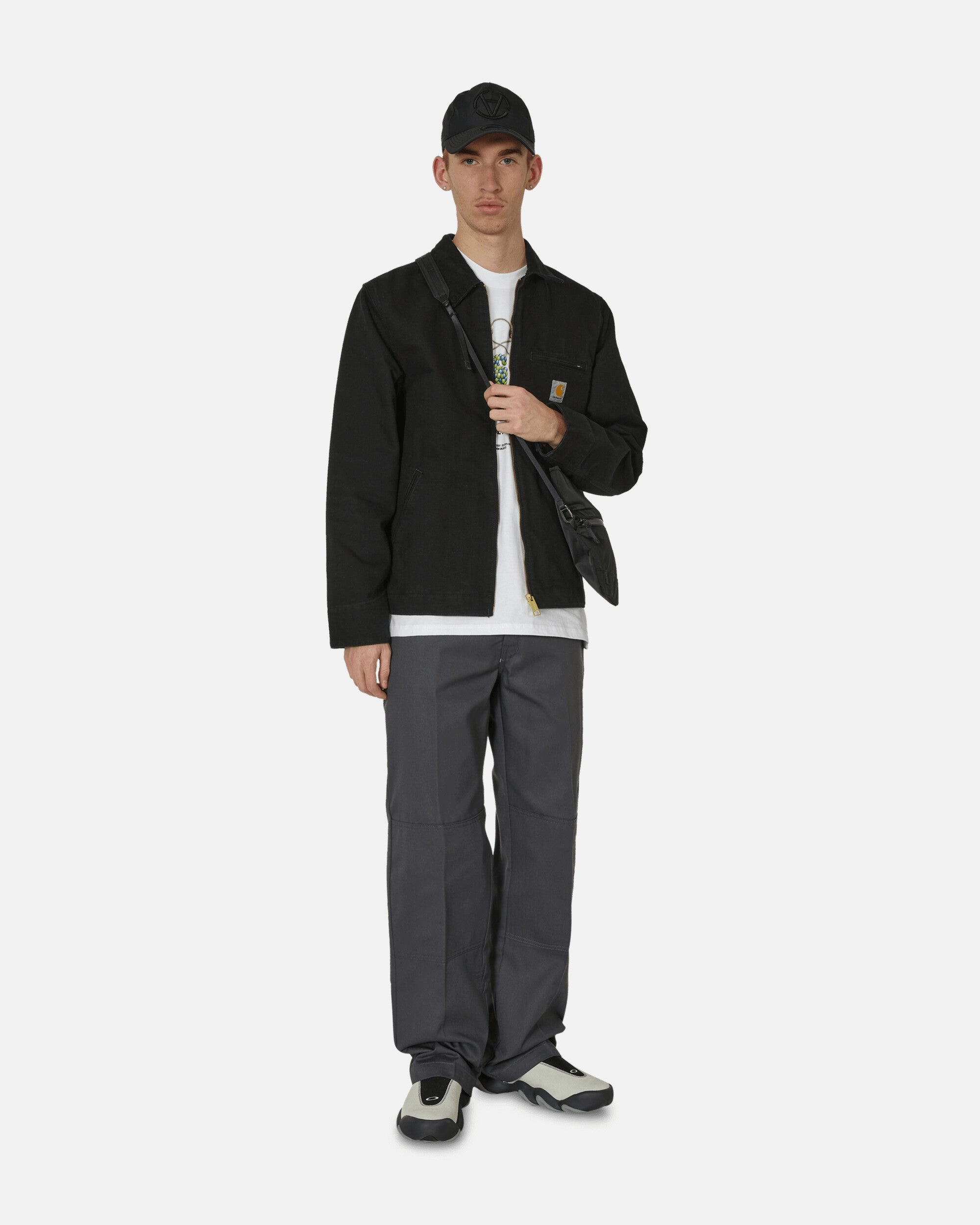 Double Knee Work Pants Charcoal Grey