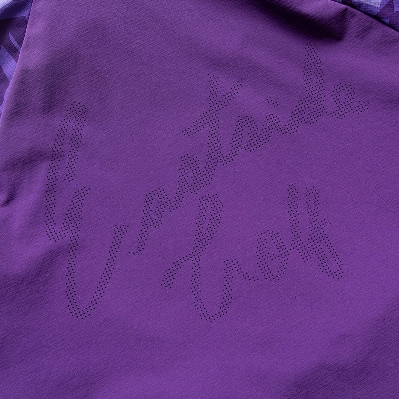 Eastside Golf 1/2 Zip Nylon Wind Shirt - Violet