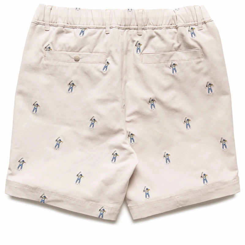 Eastside Golf Embroidered Woven Short - Pumice