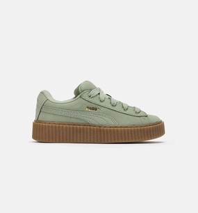 Fenty Creeper Phatty Earth Tone Preschool Lifestyle Shoe - Green Fog/Gold/Gum