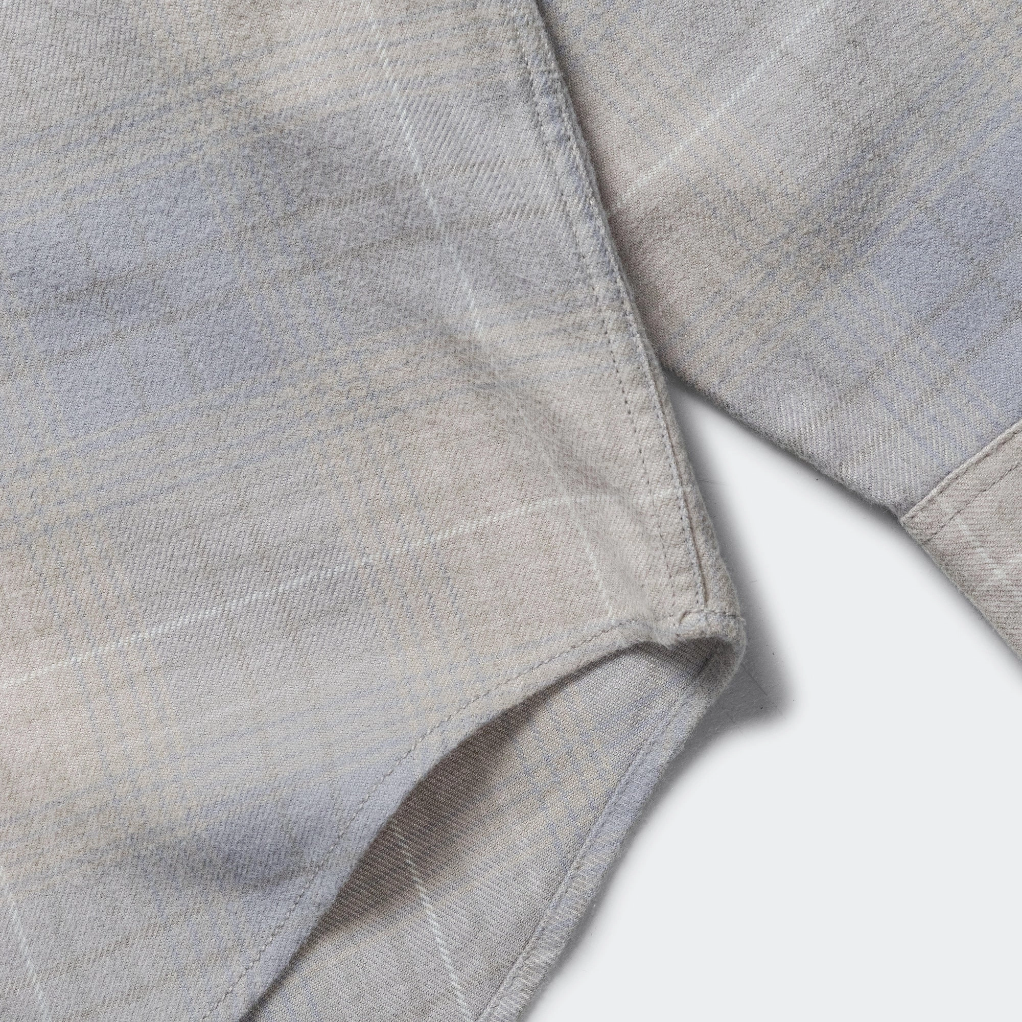 Flannel Check Shirt - Grey