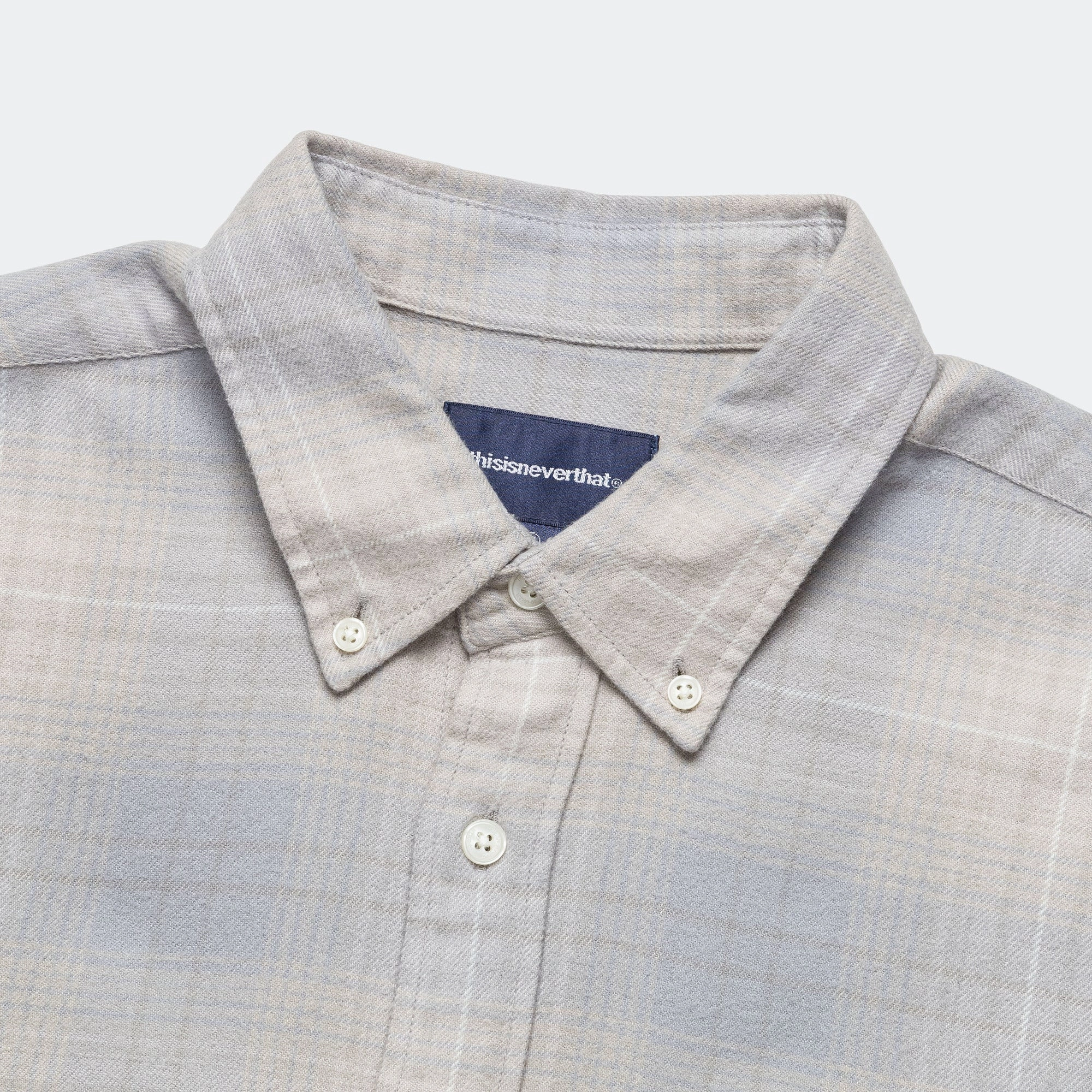 Flannel Check Shirt - Grey