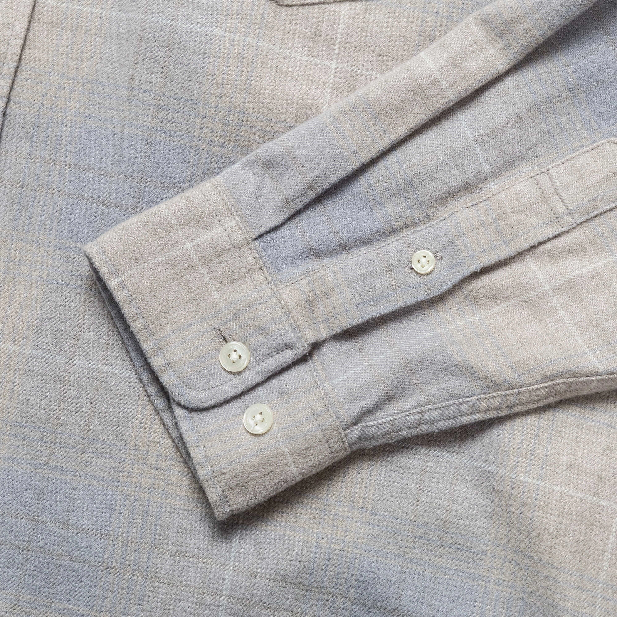 Flannel Check Shirt - Grey