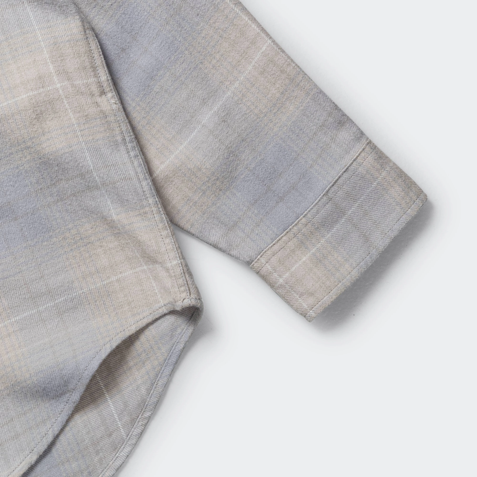 Flannel Check Shirt - Grey