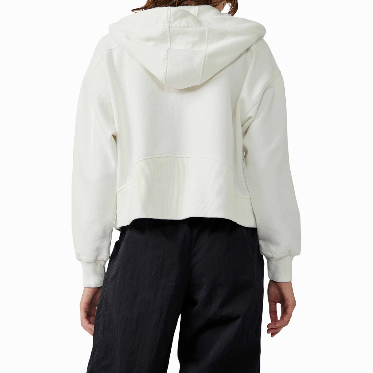 Free People Wild At Heart Zip Up Cropped Jacket