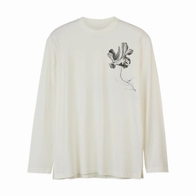 Graphic L/S Tee 'Off White'