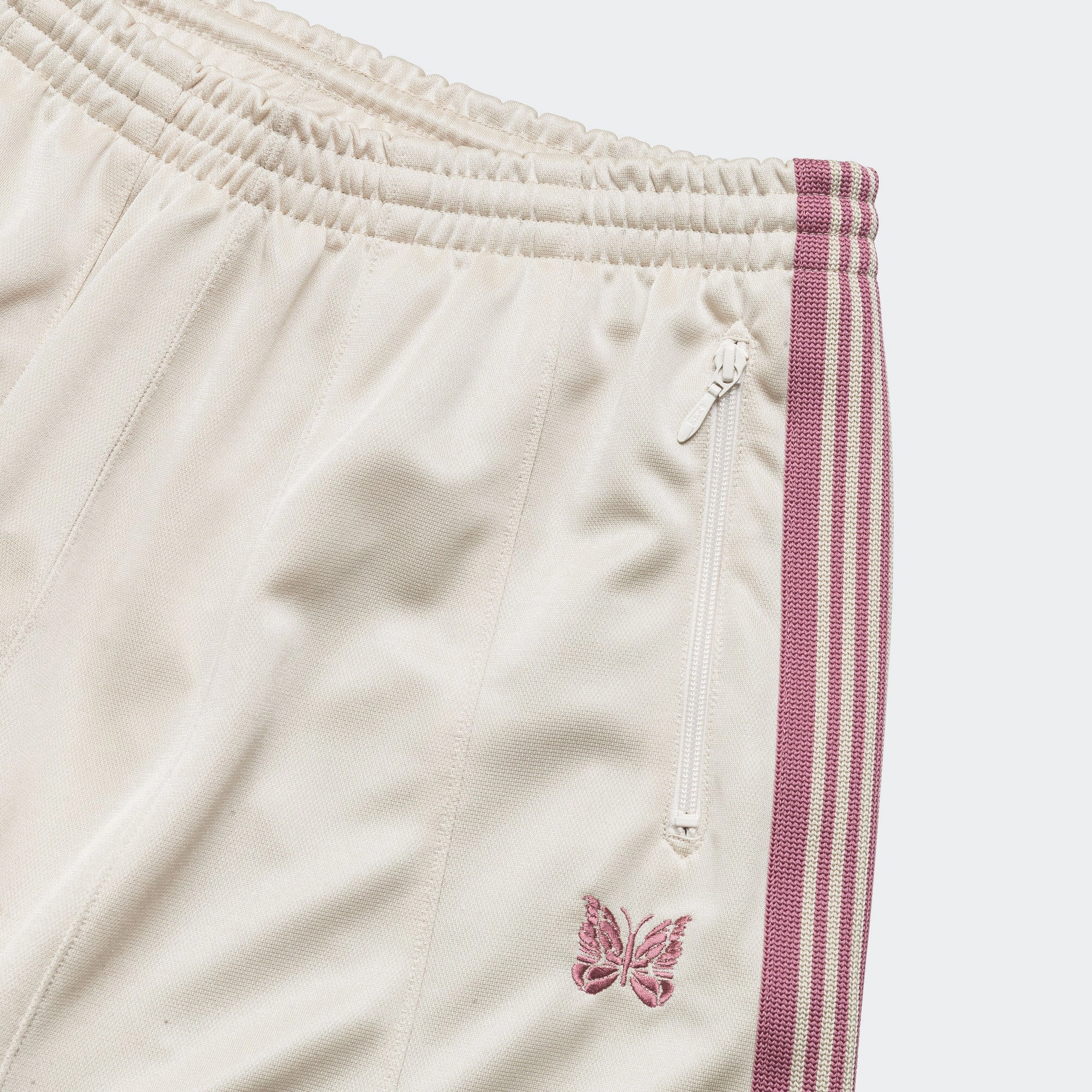 H.D. Track Pant - Ivory Poly Smooth
