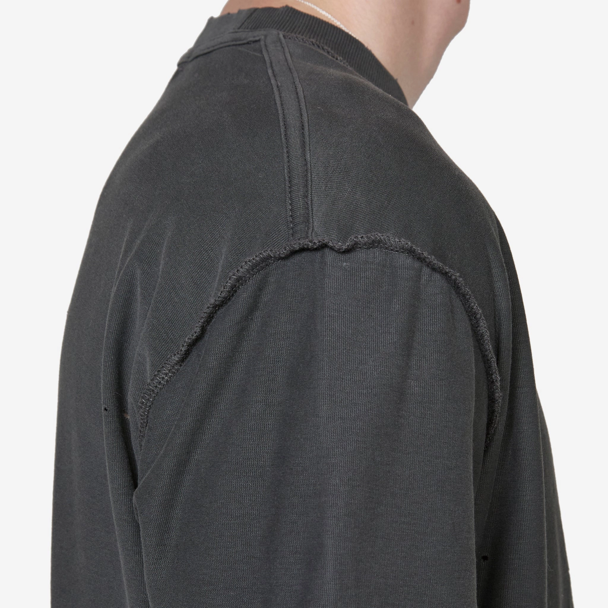 Heart Message T-Shirt Charcoal Grey