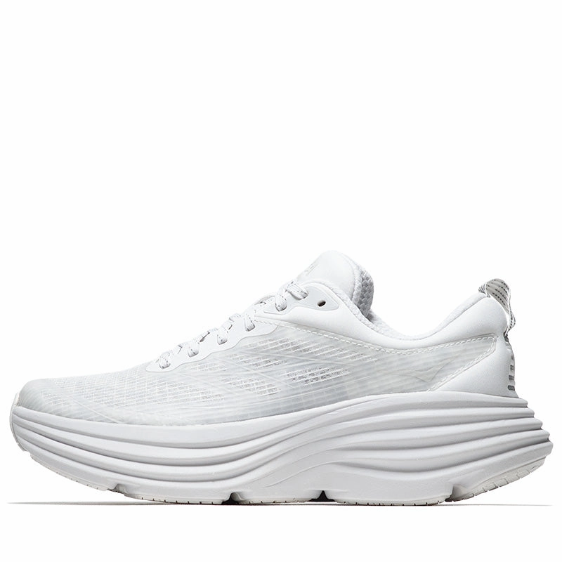 Hoka U Bondi 8 TS Caged - White/Cosmic Grey