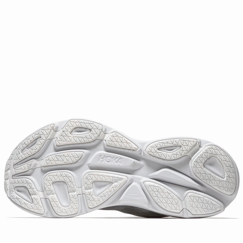 Hoka U Bondi 8 TS Caged - White/Cosmic Grey