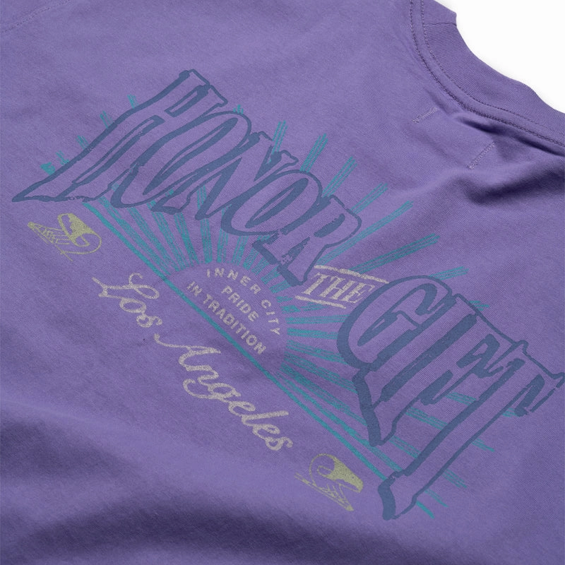 Honor The Gift Cigar Label Tee - Purple