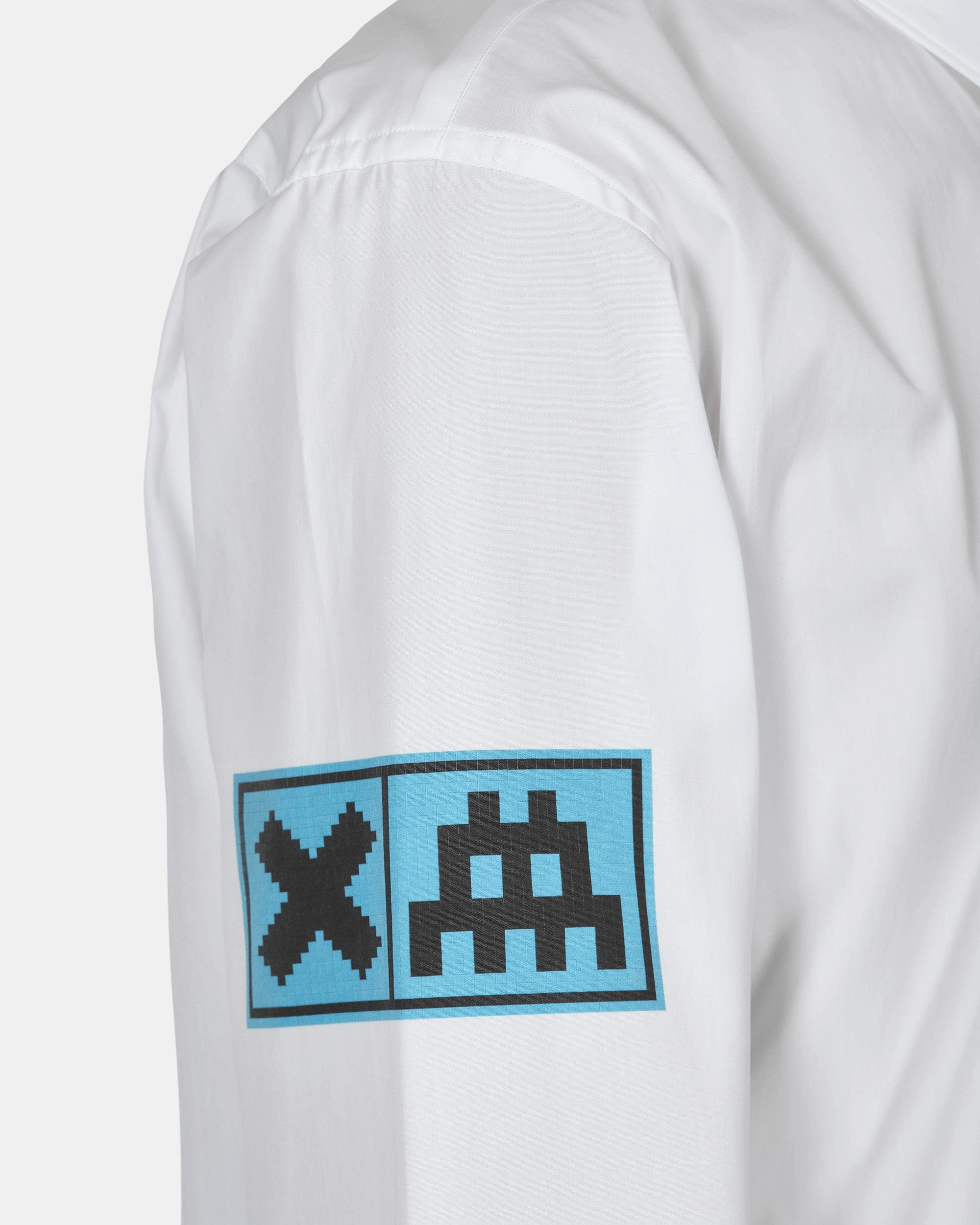 Invader Cotton Shirt White
