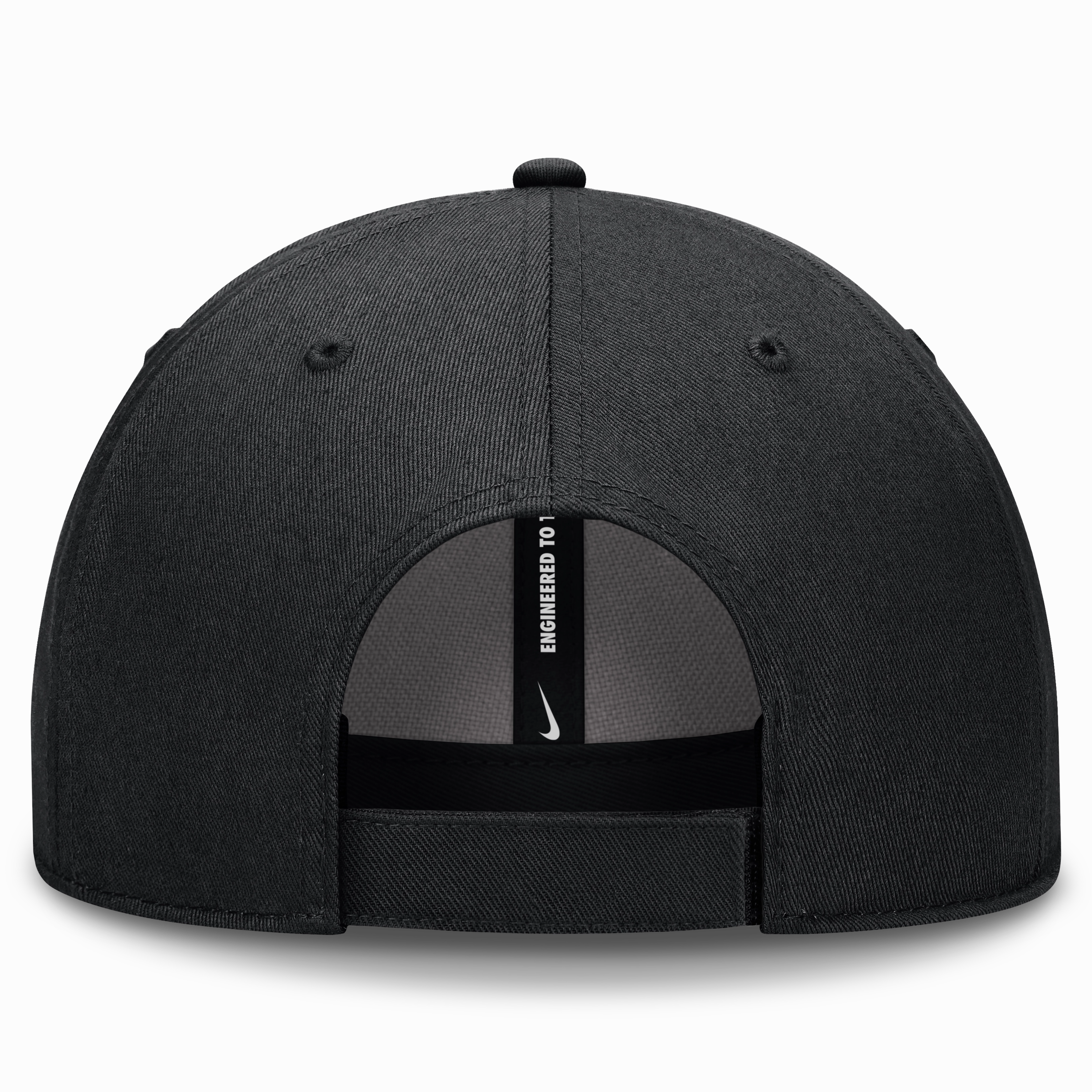 Iowa Hawkeyes Black Nike Rise Adjustable Hat