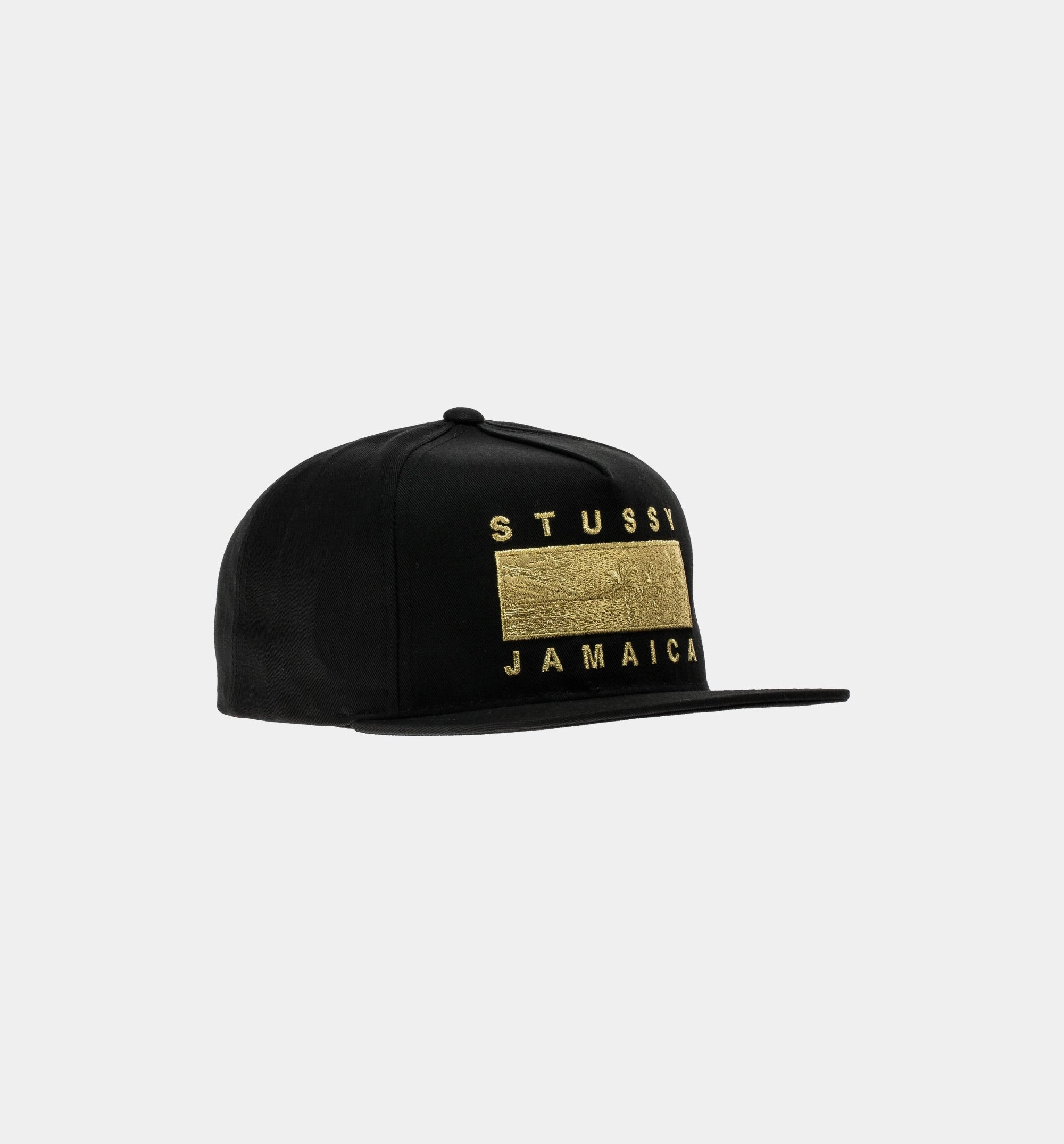Jamaica Resort Snapback Mens Hat - Black/Gold