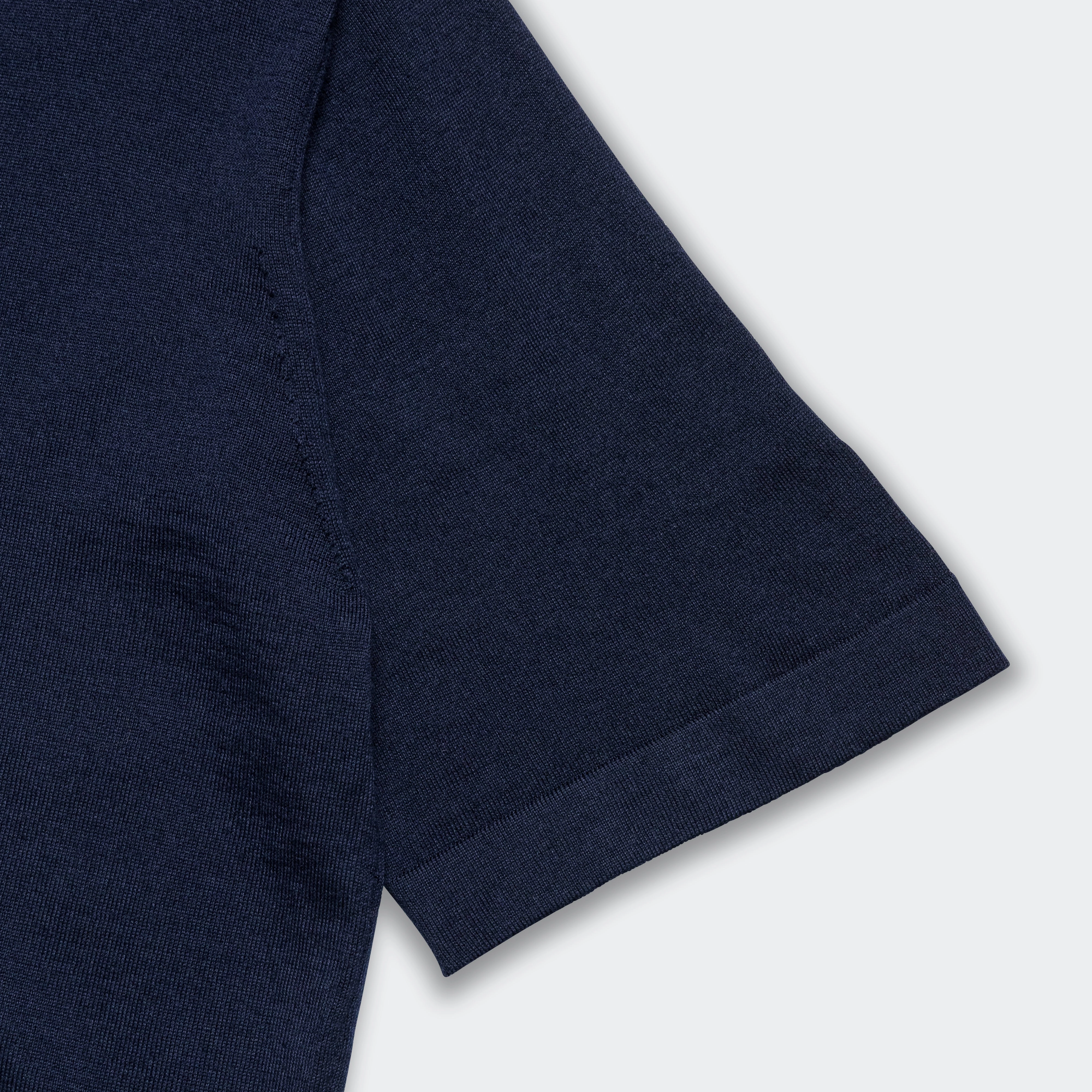 Jon Tech Merino SS Polo - Dark Navy