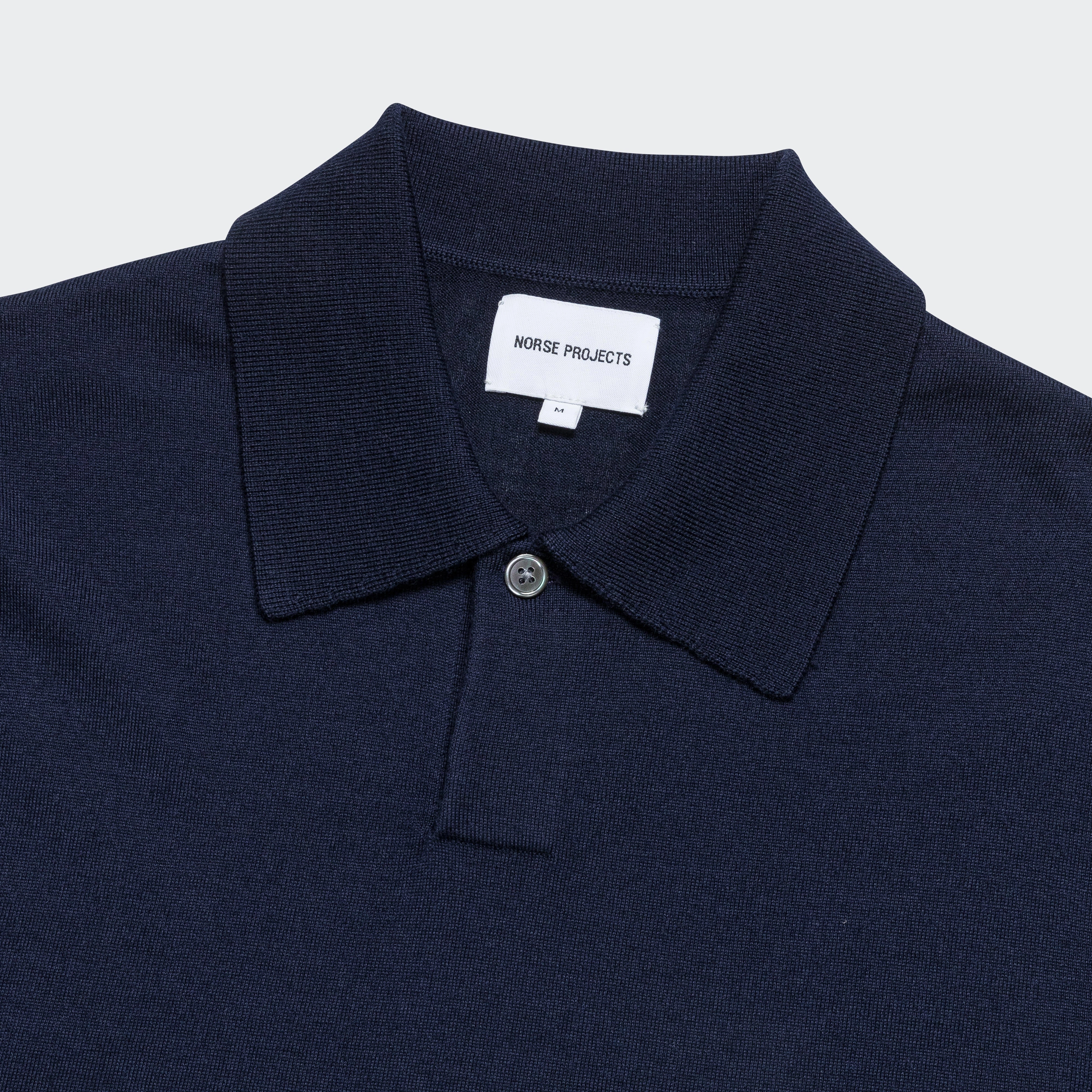 Jon Tech Merino SS Polo - Dark Navy