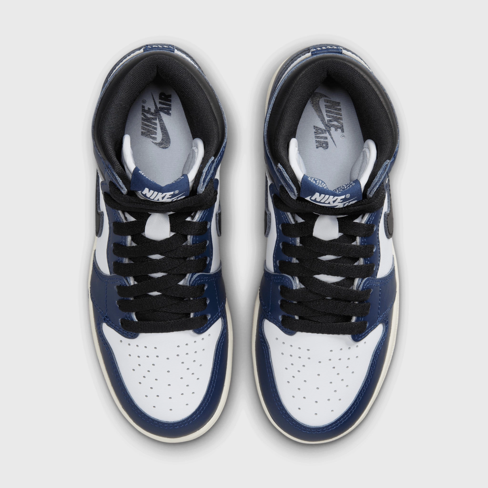 Jordan 1 High OG GS Midnight Navy / Black - White