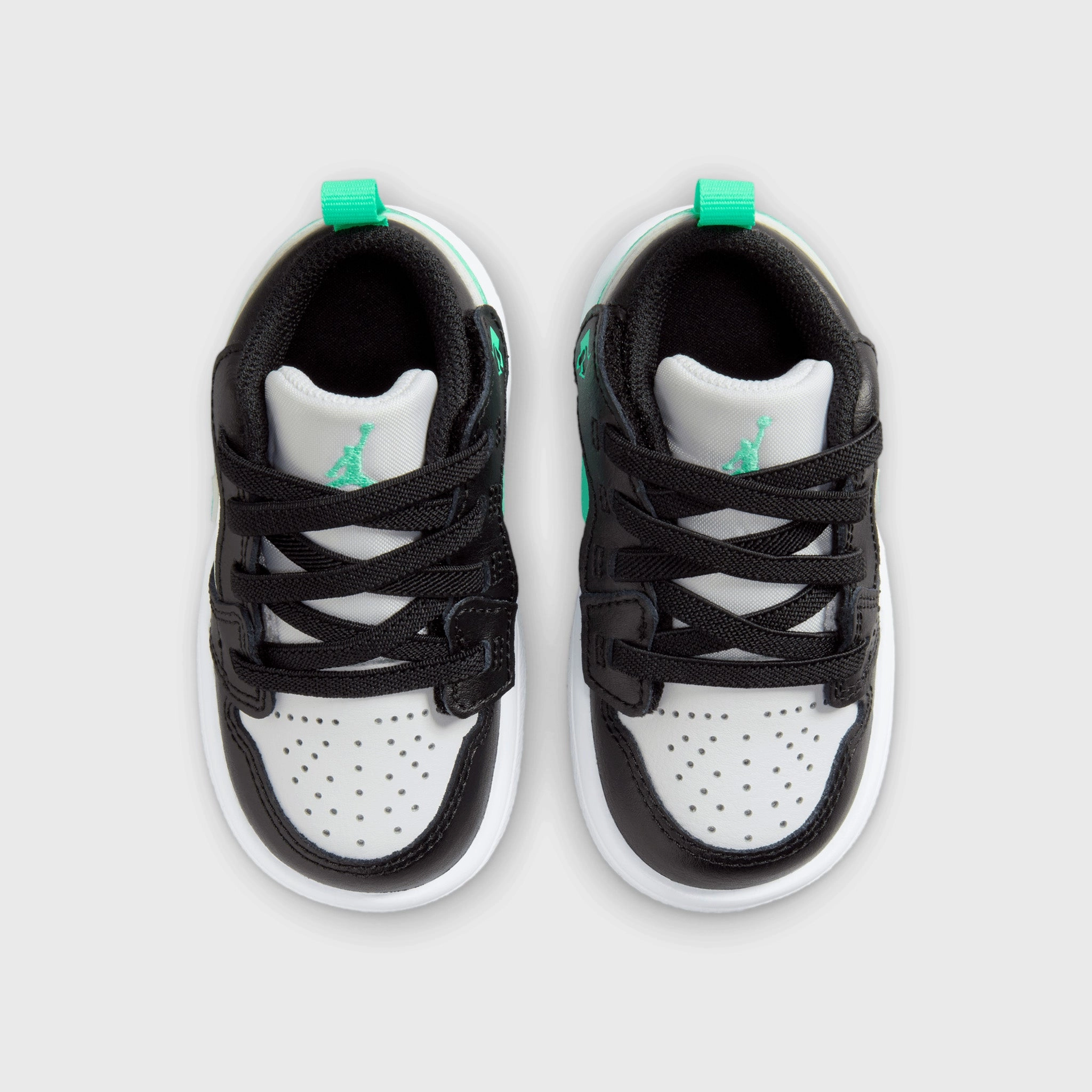Jordan 1 Low TD White / Black - Green Glow