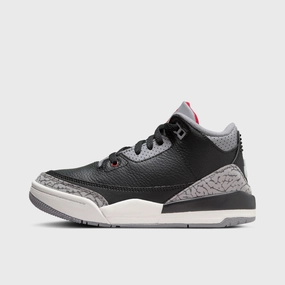 Jordan 3 Retro PS Black / Fire Red - Cement Grey