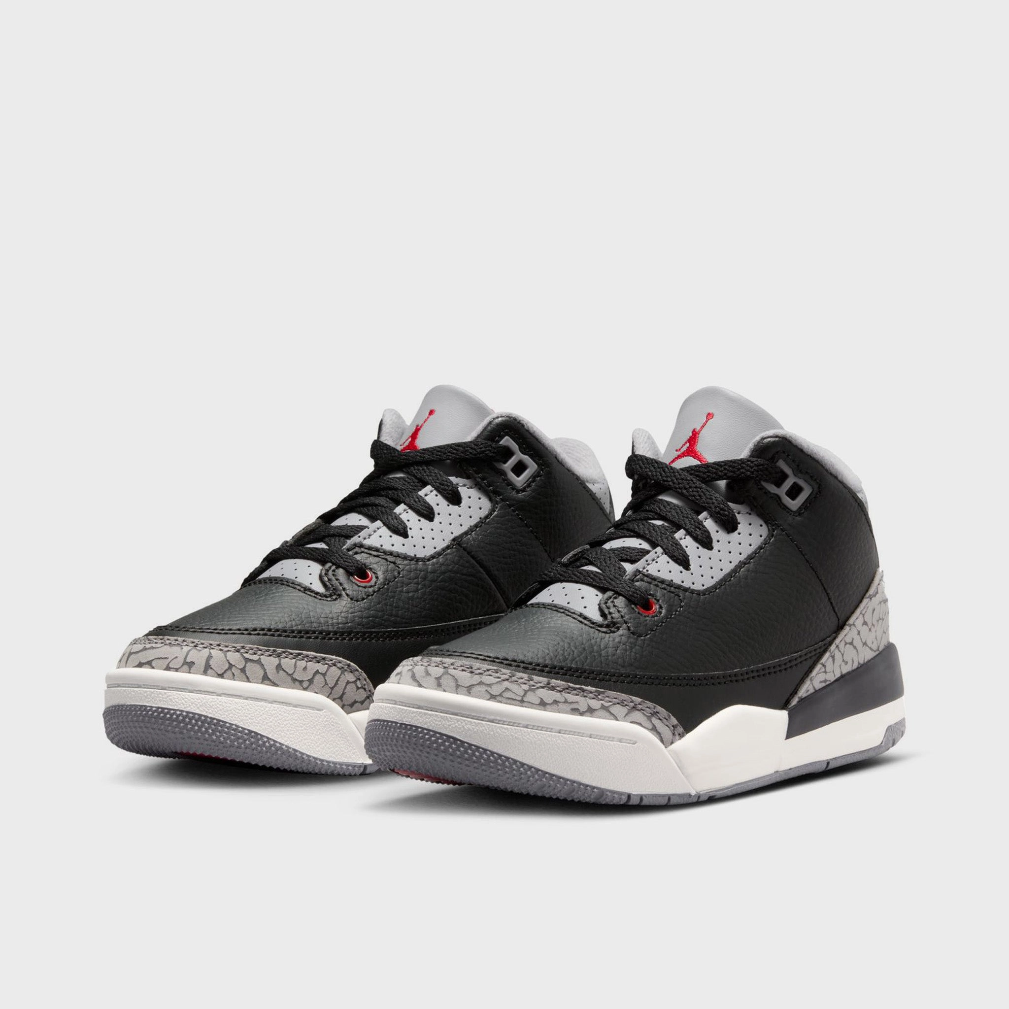 Jordan 3 Retro PS Black / Fire Red - Cement Grey