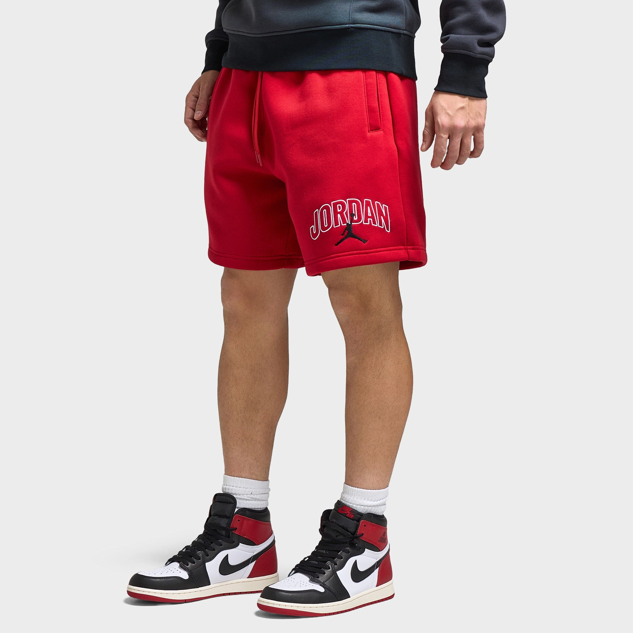 Jordan Brooklyn Graphic Shorts Gym Red / Sail - Black