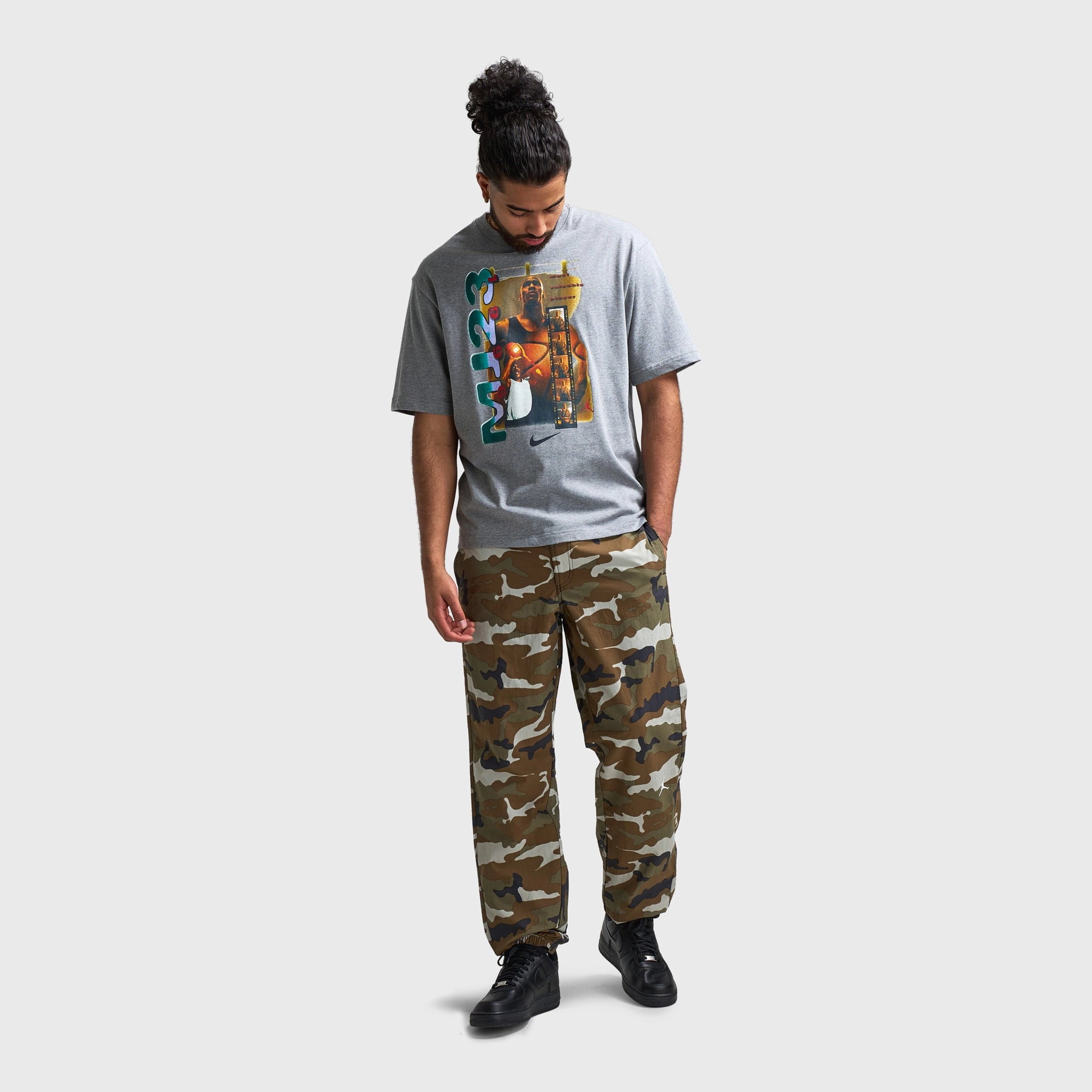 Jordan MJ23 Graphic T-Shirt Carbon Heather / Black