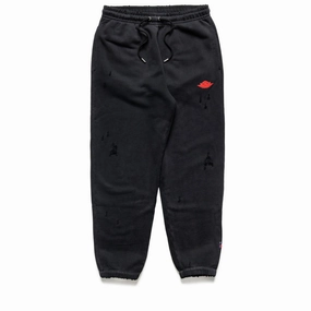 Jordan Rare Air Fleece Pants - Black/Sail