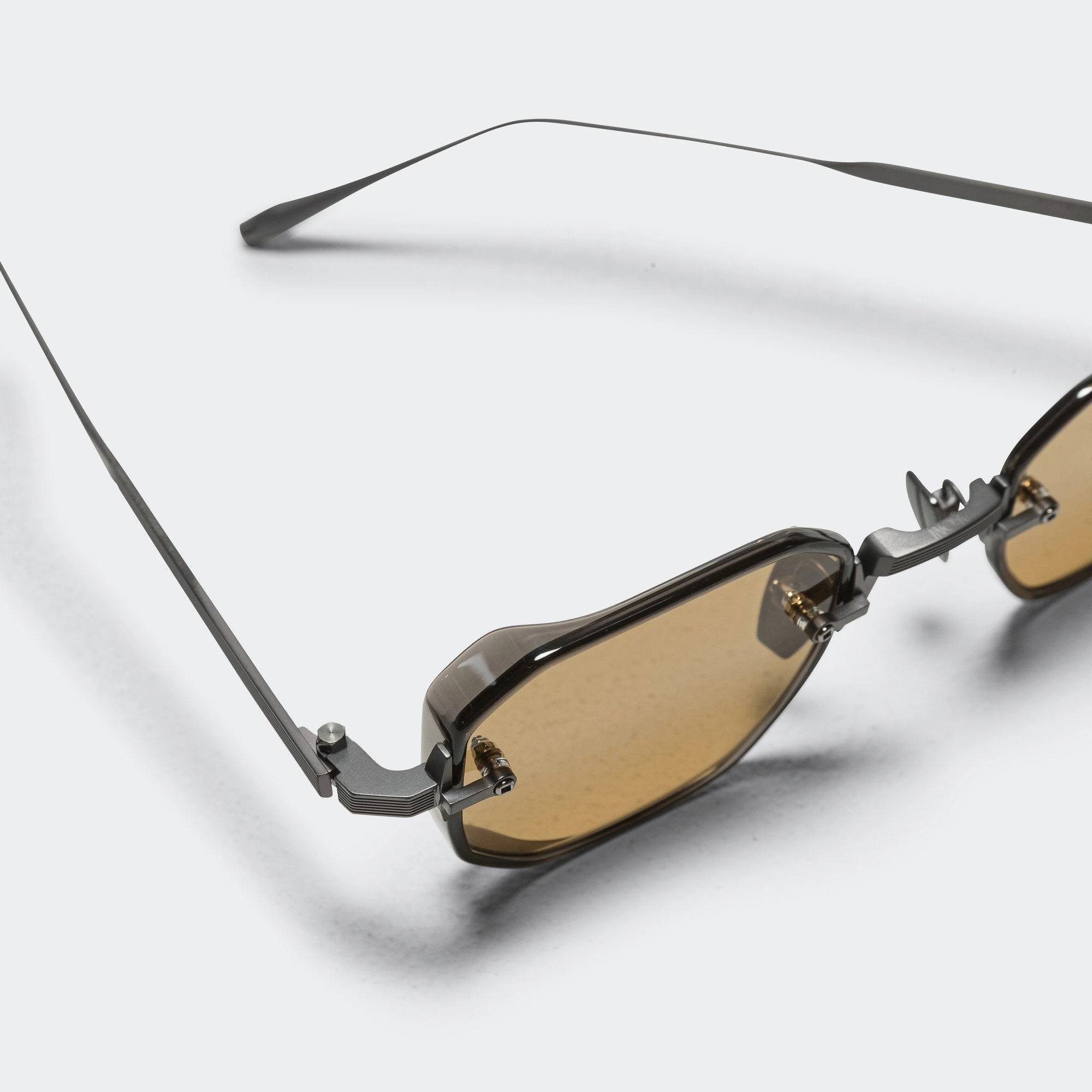 Juno Two - Crystal Black/Black Iron w/Brushed Bronze/Senape Lenses