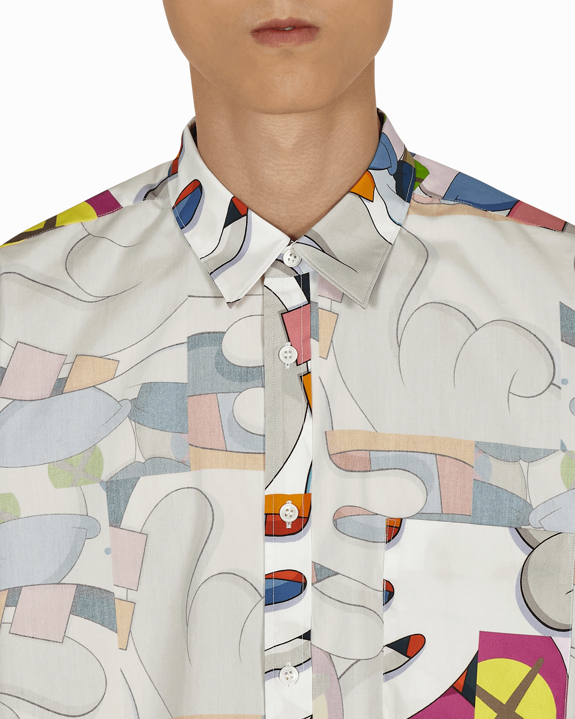 KAWS Classic Shirt With Overlay Multicolor