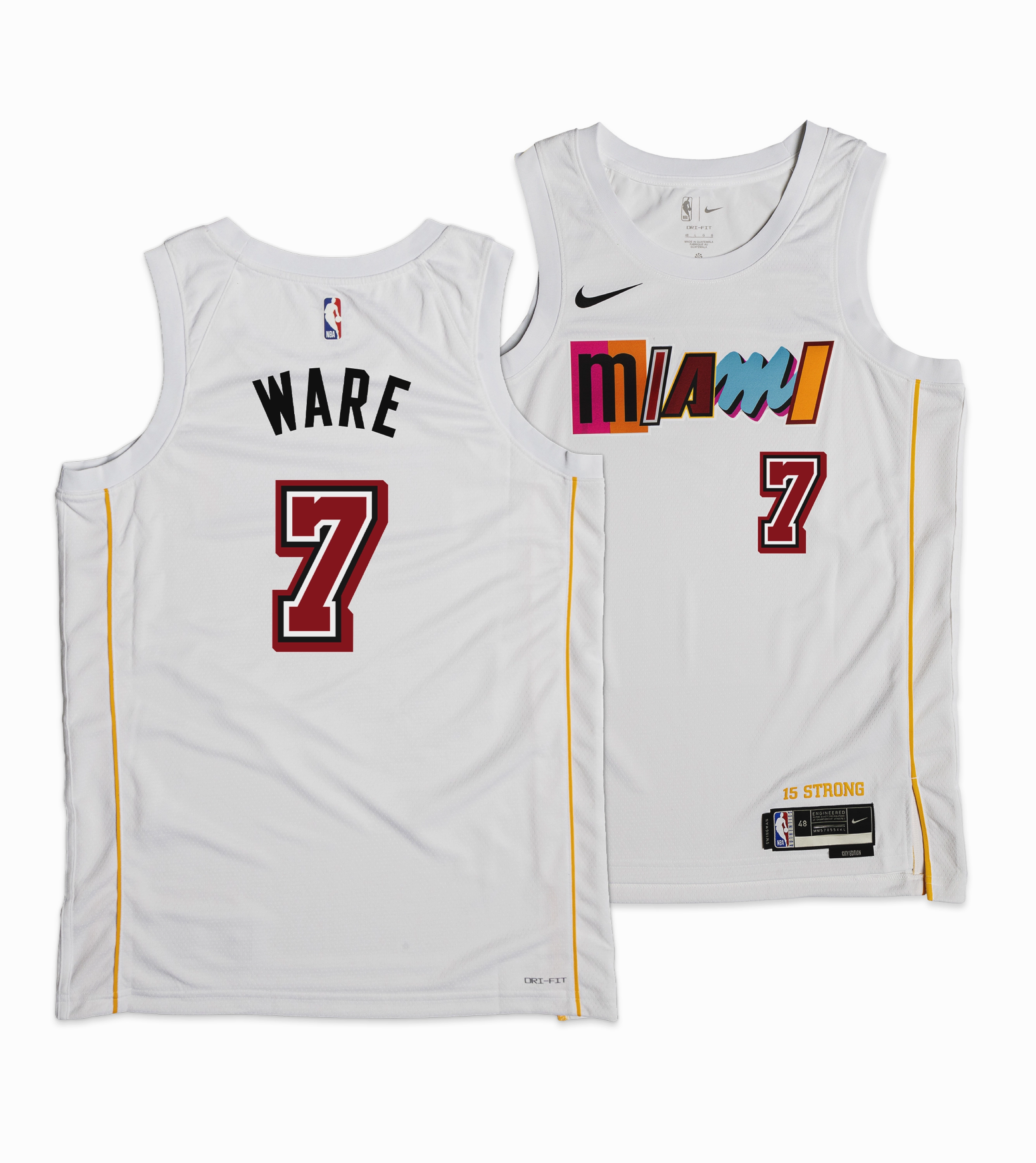 Kel'el Ware Nike Miami Mashup Vol. 2 Swingman Jersey - Player's Choice