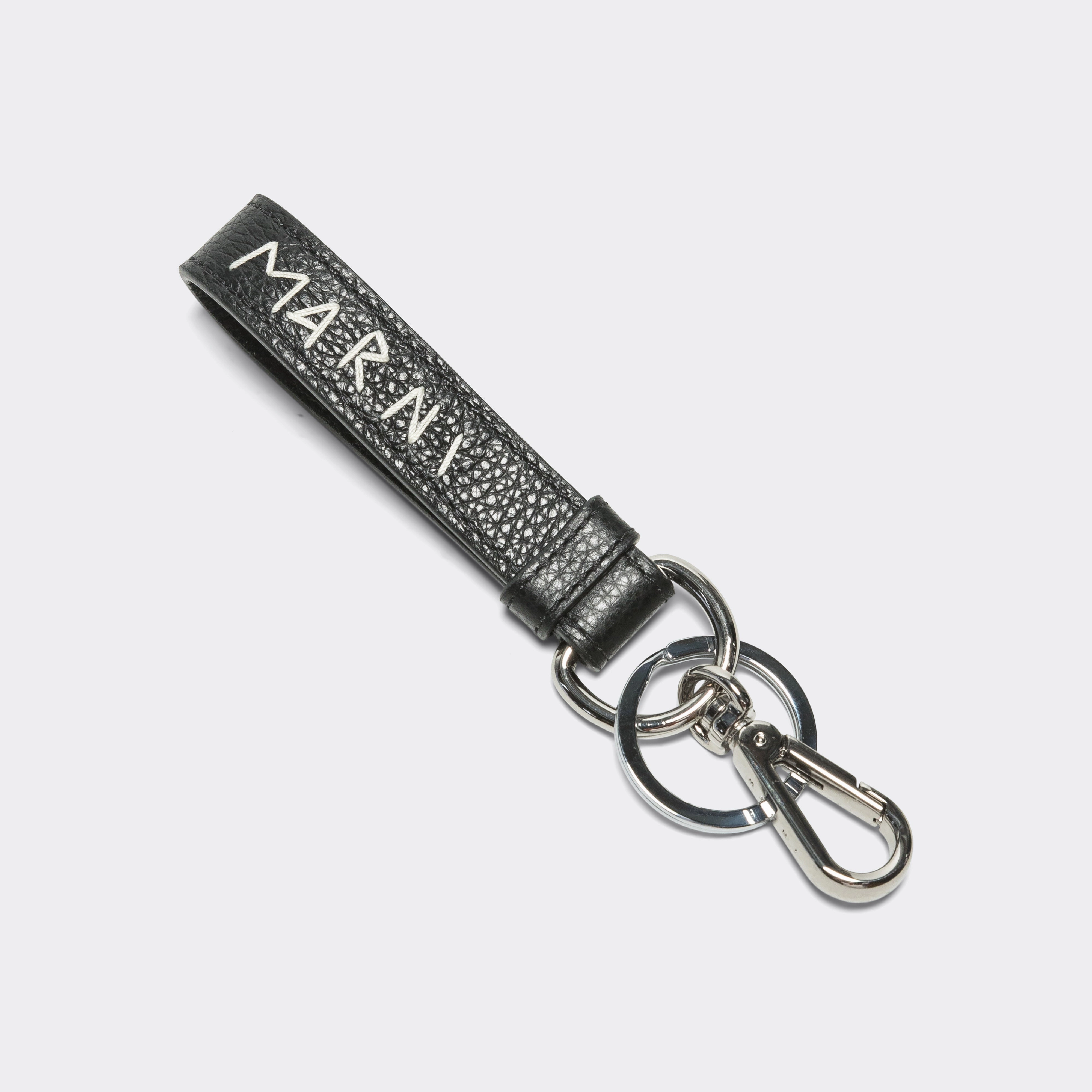 Key Holder - Black Leather