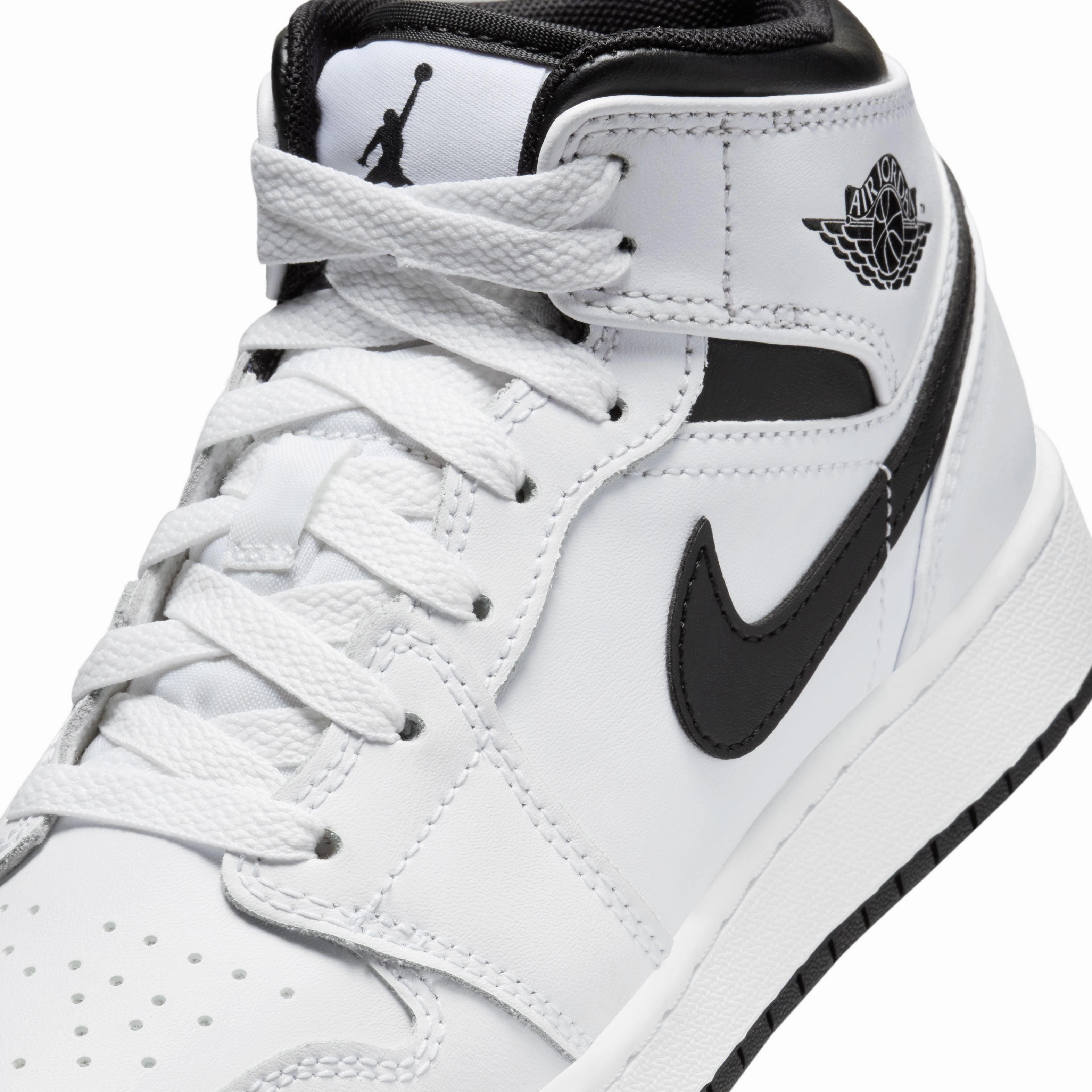 Kids Air Jordan 1 Mid 'White'