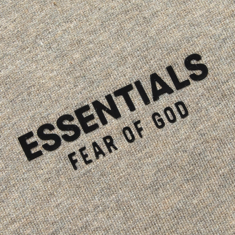 Kids Fear Of God Essentials Jersey L/S Tee - Heather Gray