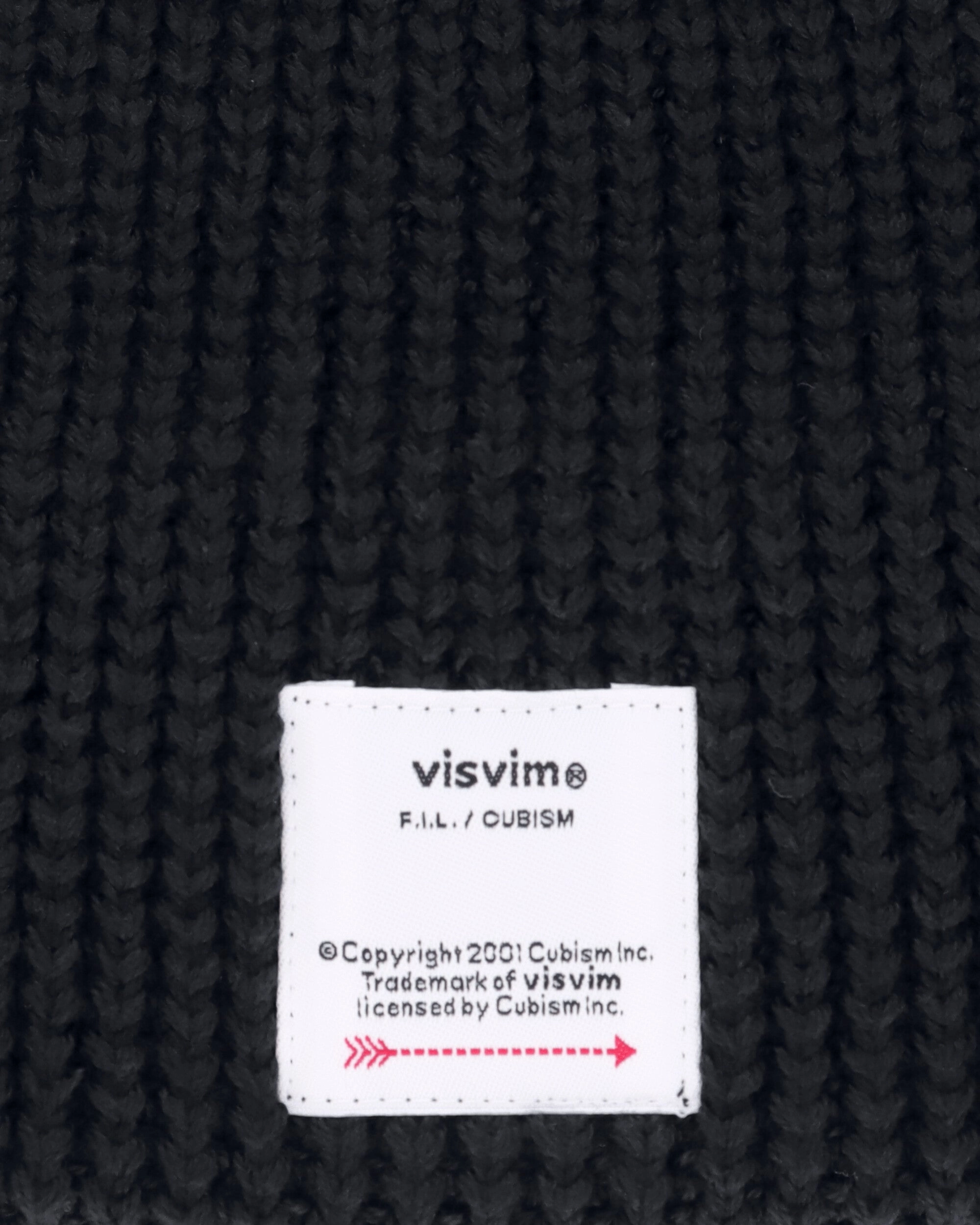 Knit Cotton Beanie Black